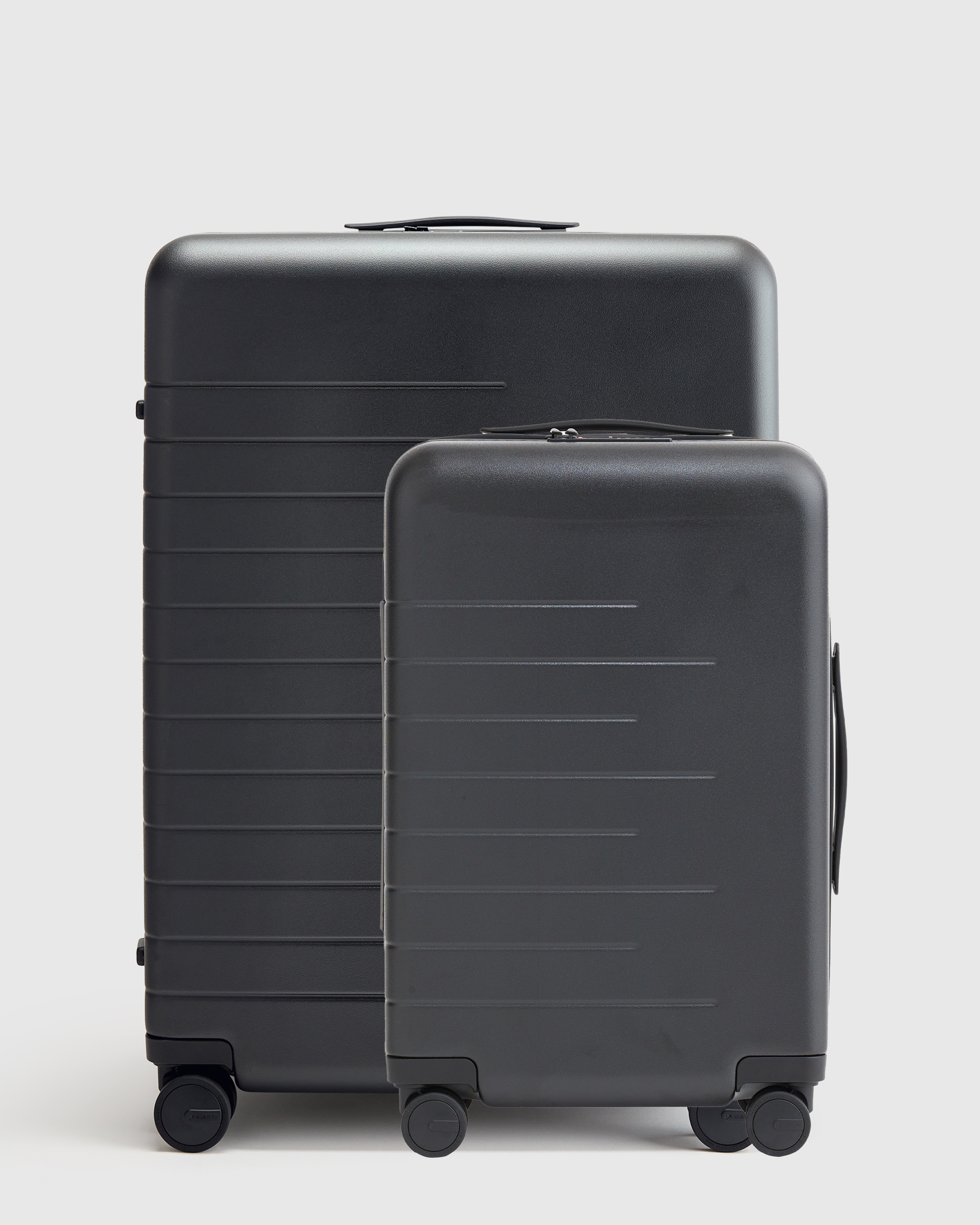 Expandable Carry-On & Large Check-In Suitcase Set - Dark Green