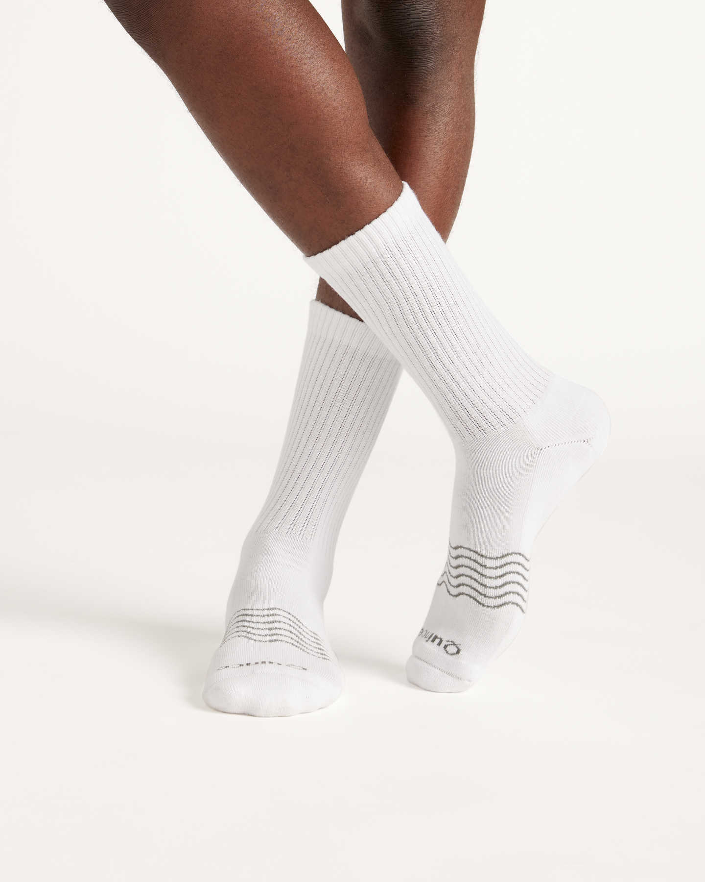 Organic Crew Socks (4-pack) - White - 2 - Thumbnail