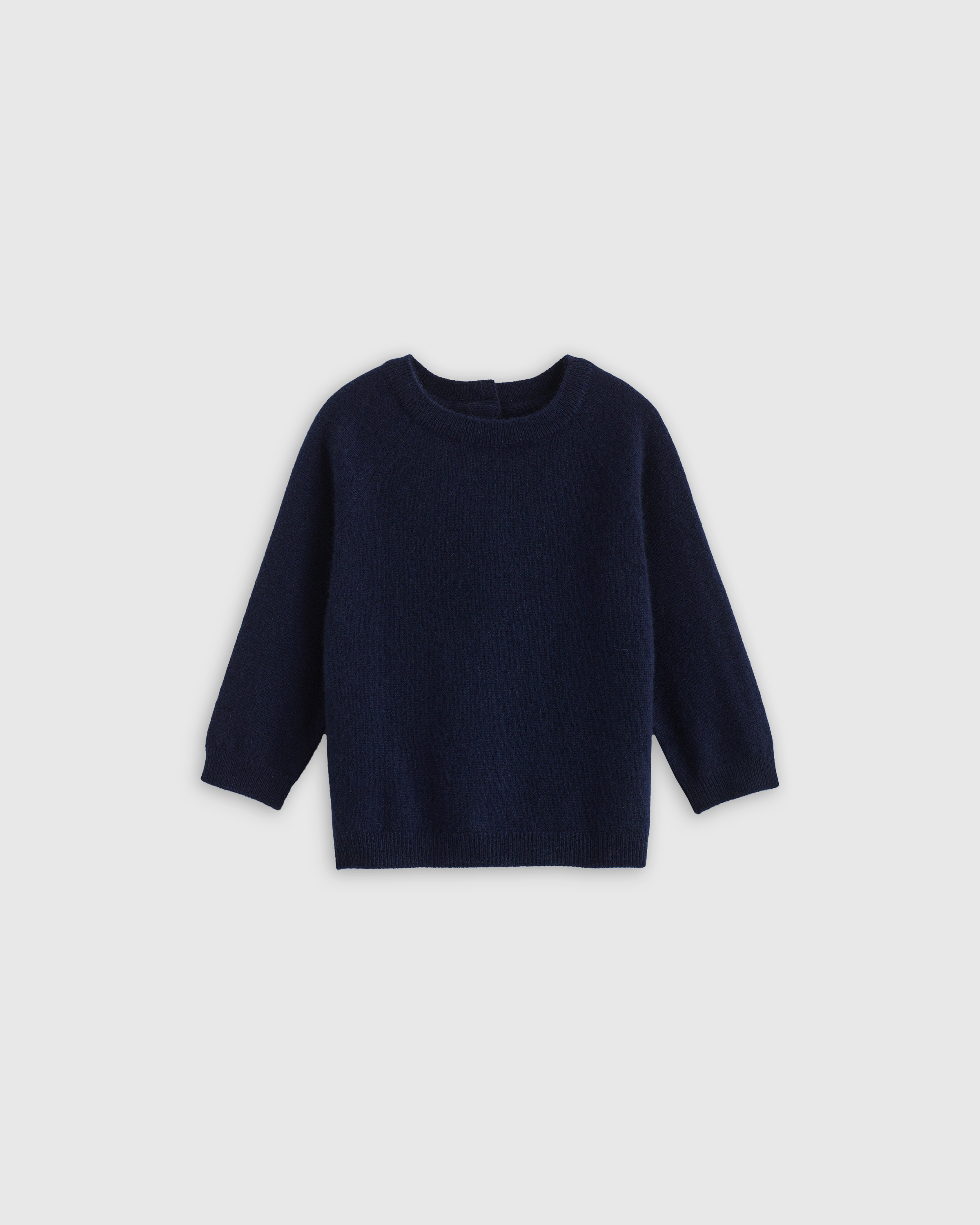 Shop Quince Washable Cashmere Crewneck Sweater In Navy
