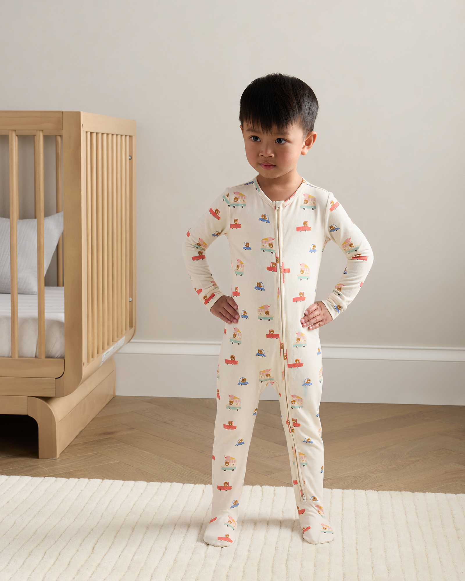 Bamboo Footie Pajama - Toddler - thumbnail 4