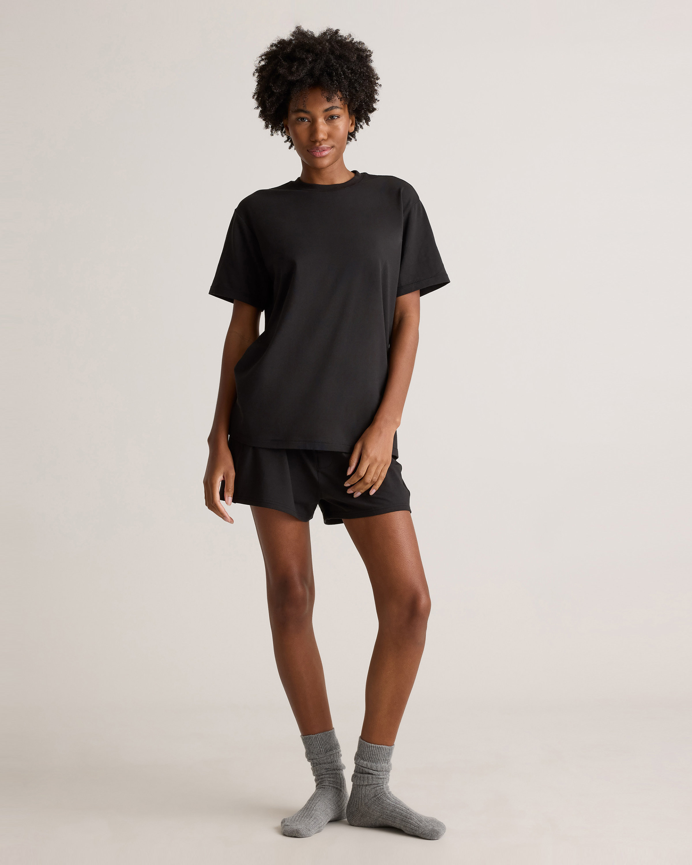 Dream Lounge Oversized Short Sleeve Pajama Set