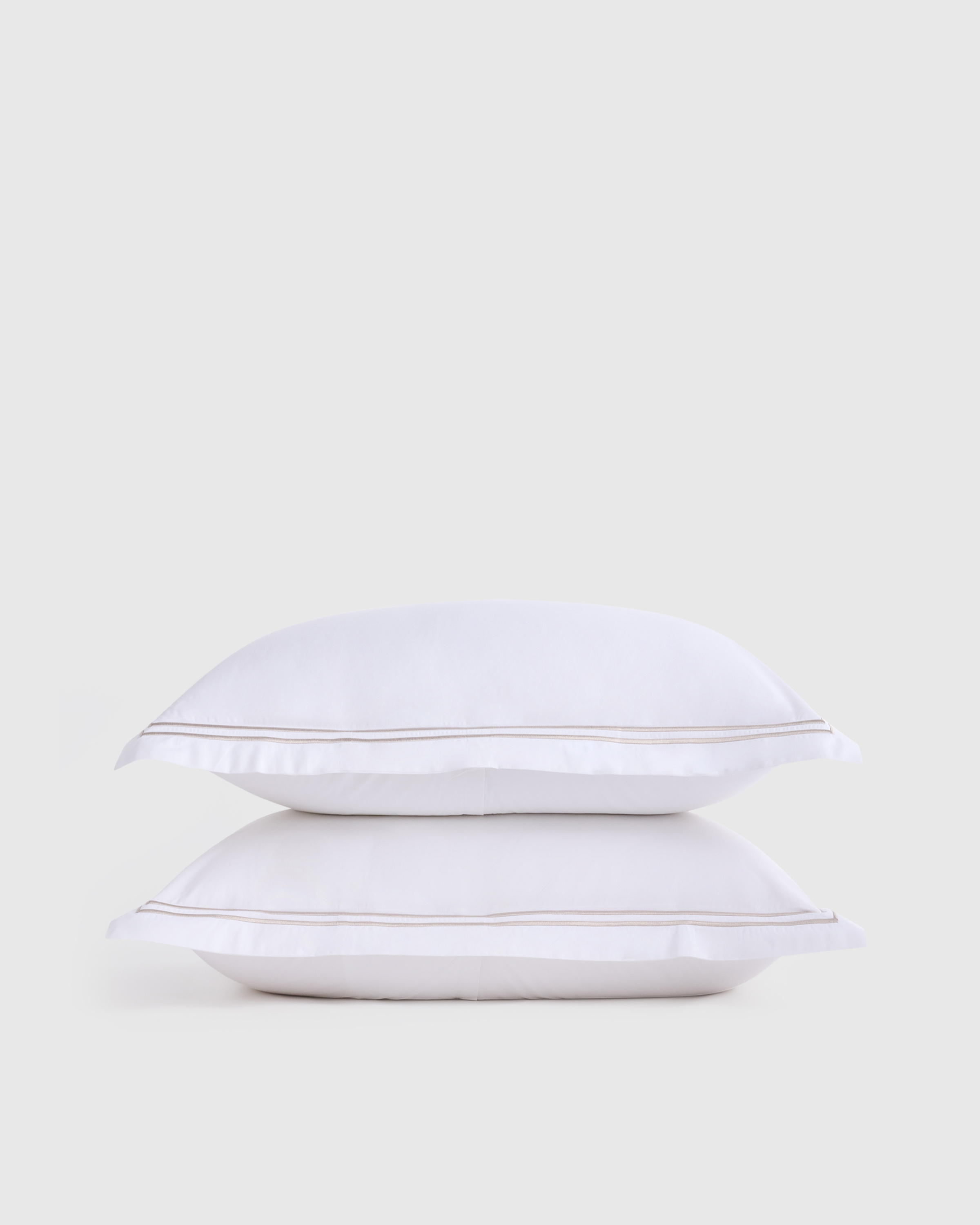 Classic Organic Percale Embellished Sham Set