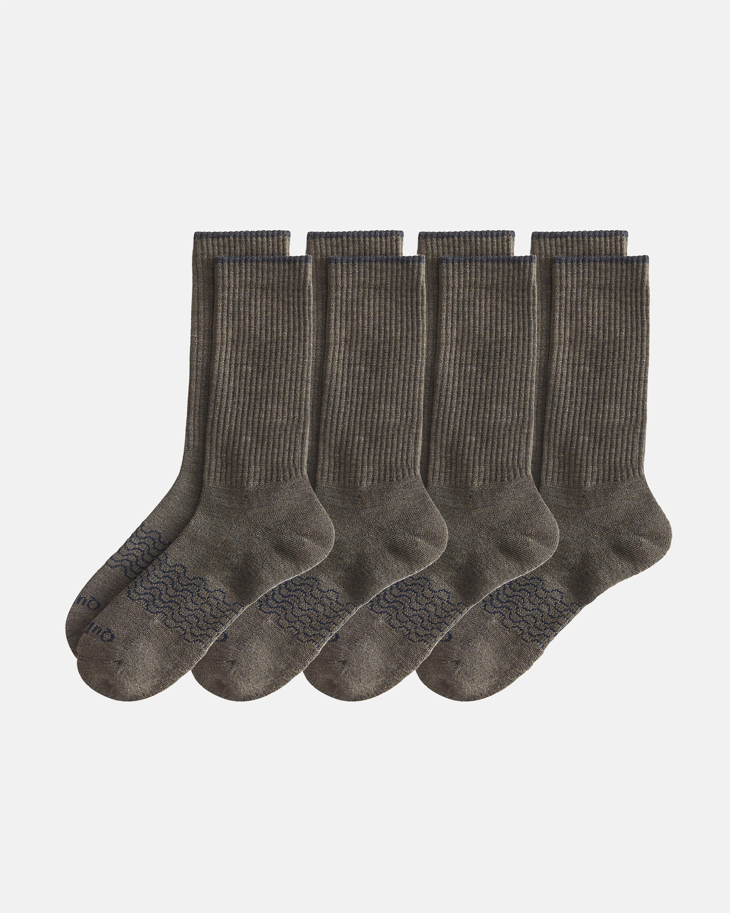 Quince Merino Crew Socks 4-pack In Gray