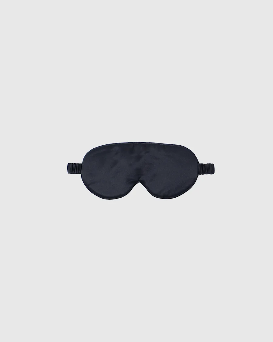 silk mask black front