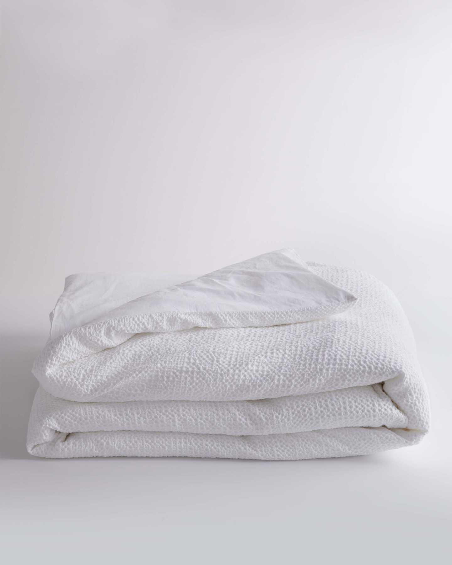 Organic Luxe Waffle Duvet Cover