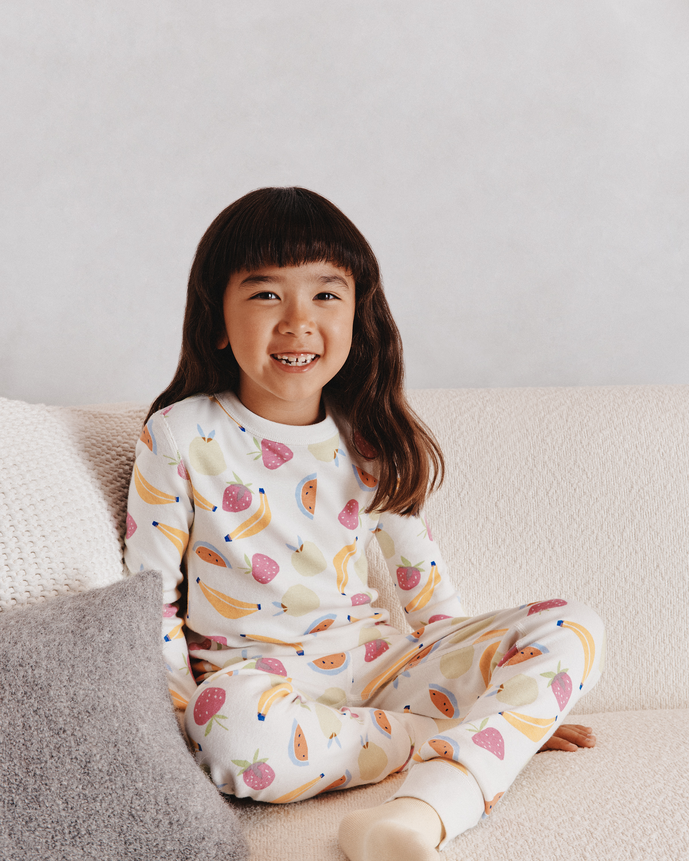 100% Organic Cotton Long Sleeve and Pant Pajama Set - thumbnail 2