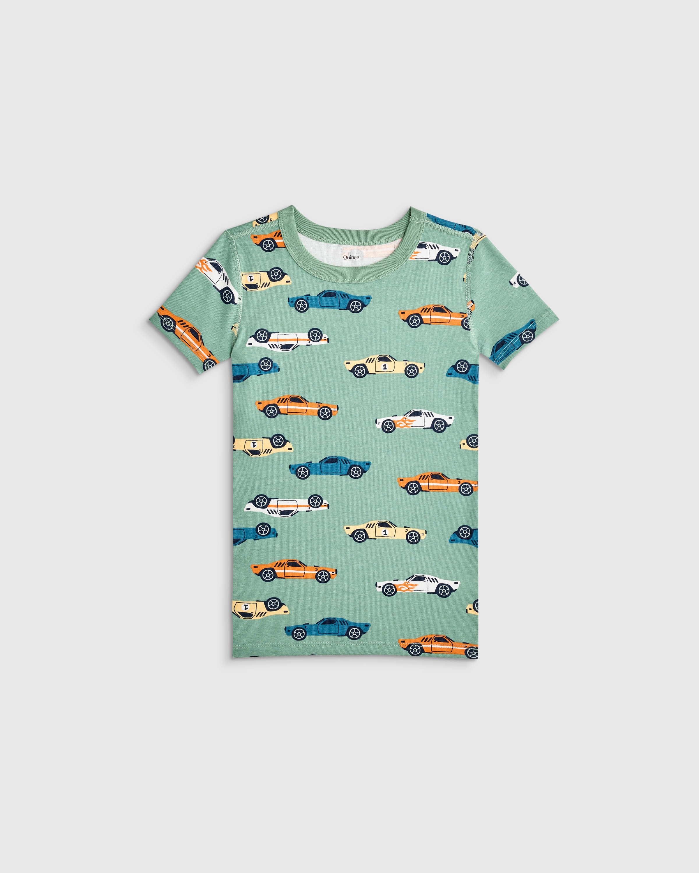 100% Organic Cotton Short Sleeve and Pant Pajama Set - thumbnail 8