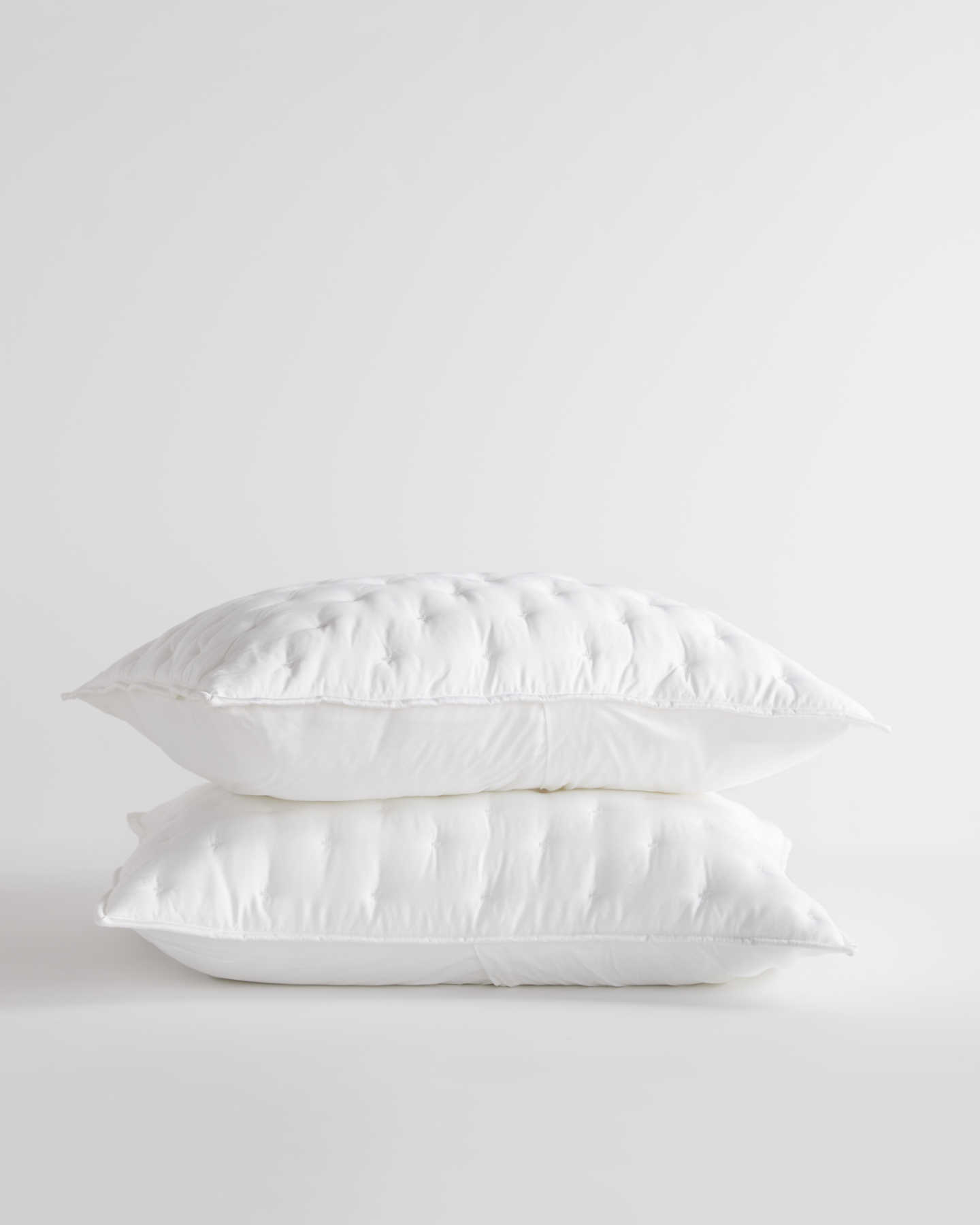 Organic Bamboo Lyocell Quilted Sham Set - White