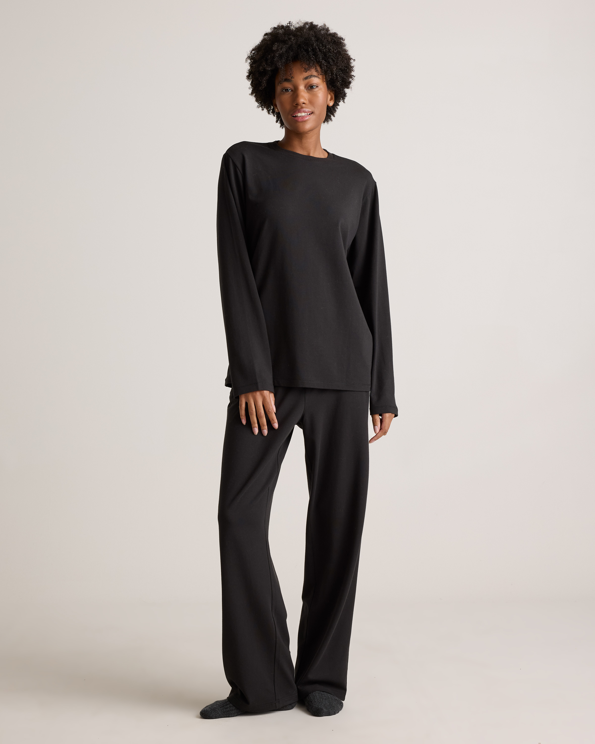 Dream Lounge Oversized Long Sleeve Pajama Set