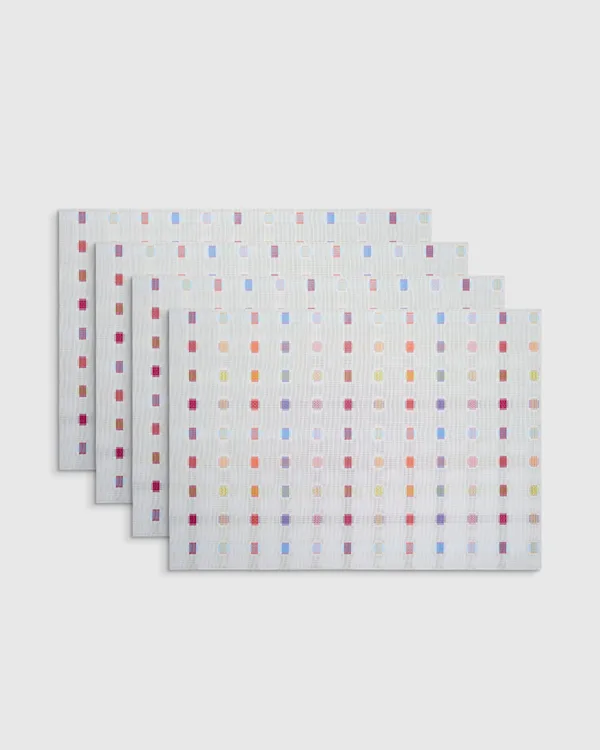 Sampler Easy-Care Rectangular Placemat, Set of 4 by Chilewich