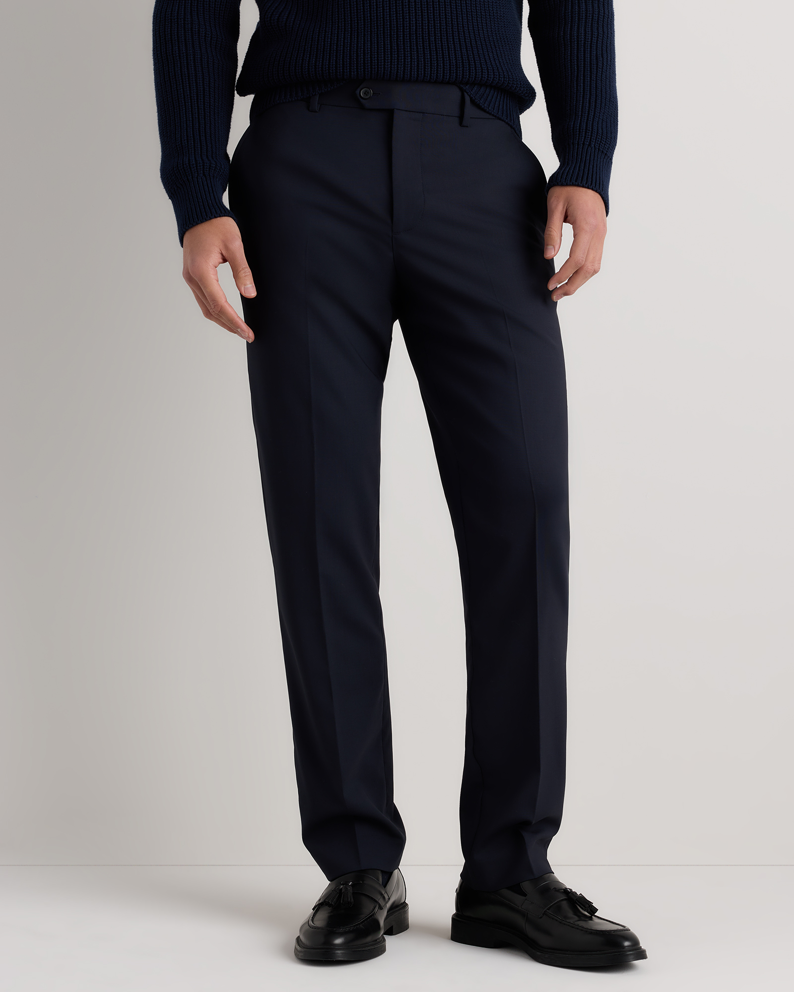 Stretch Wool Dress Pants - Straight