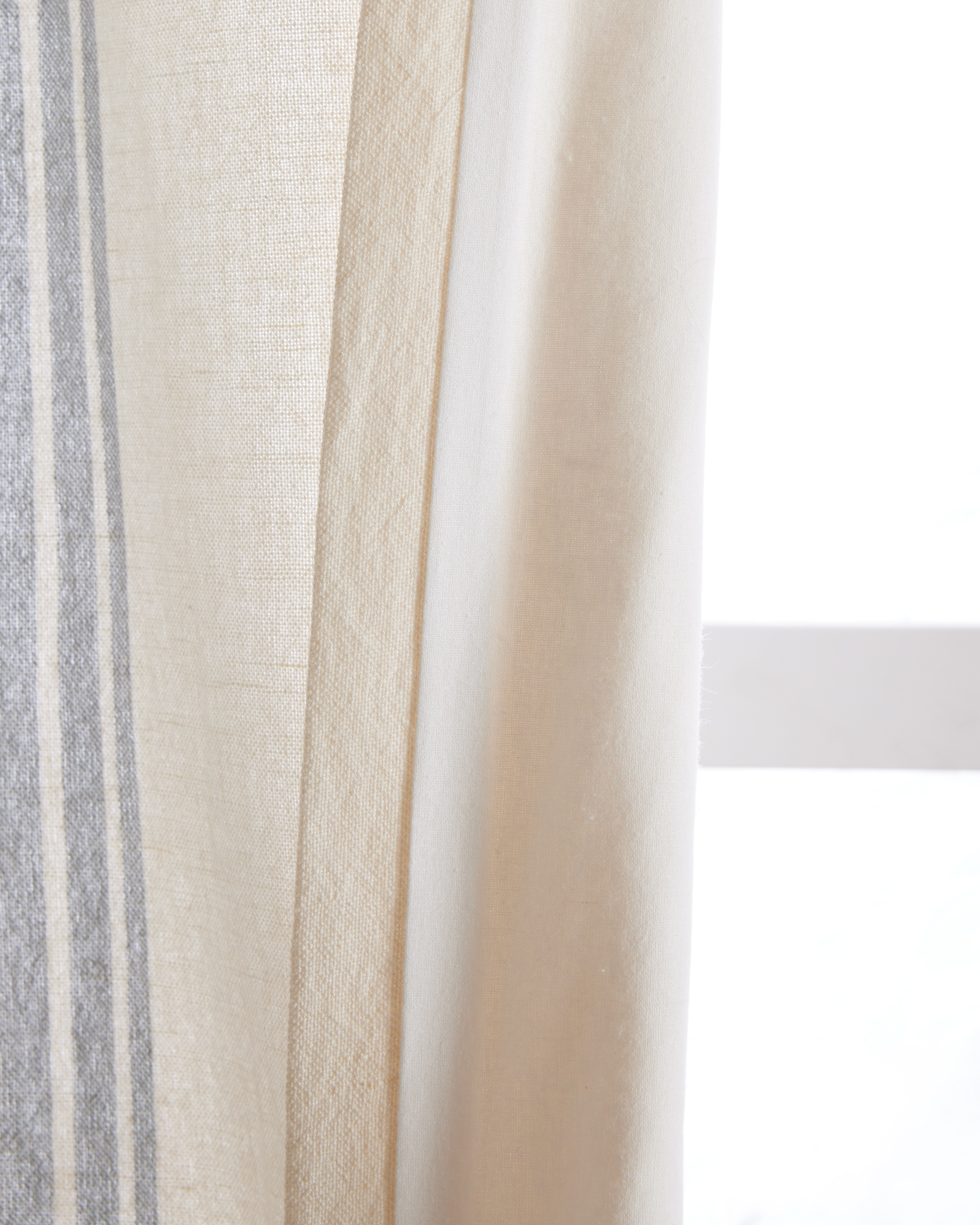 Coastal Stripe Linen/Cotton Curtain - thumbnail 3