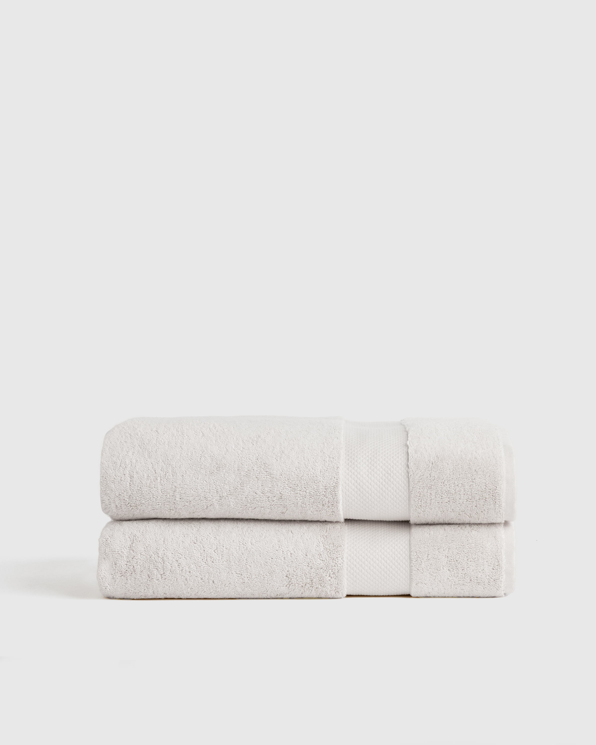 Turkish Ultra Luxe Plush Bath Sheet (Set of 2) in Silver