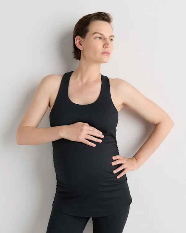Ultra-Soft Maternity Built-In Bra Tank
