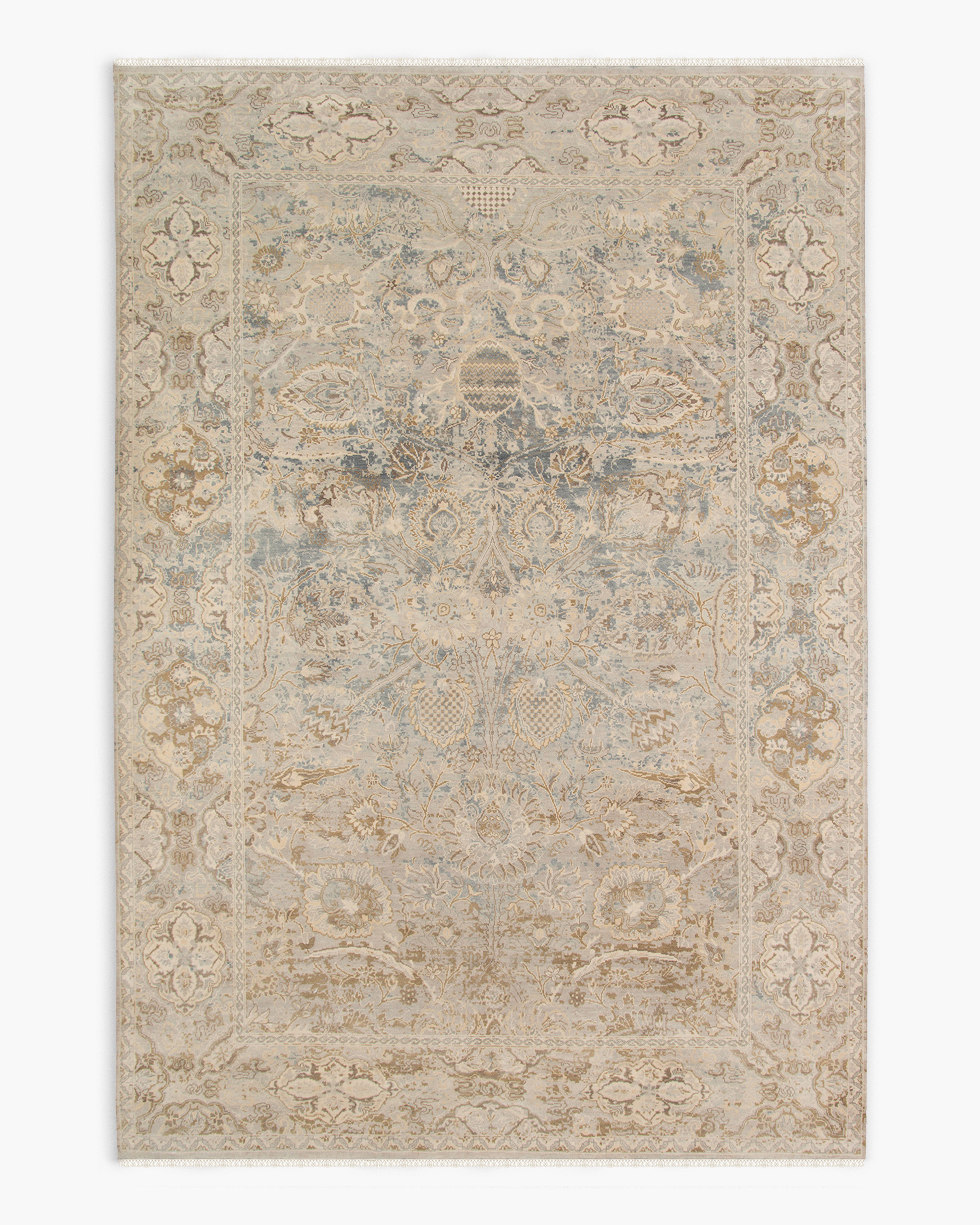 Quince Valerie Hand-knotted Wool Rug In Neutral