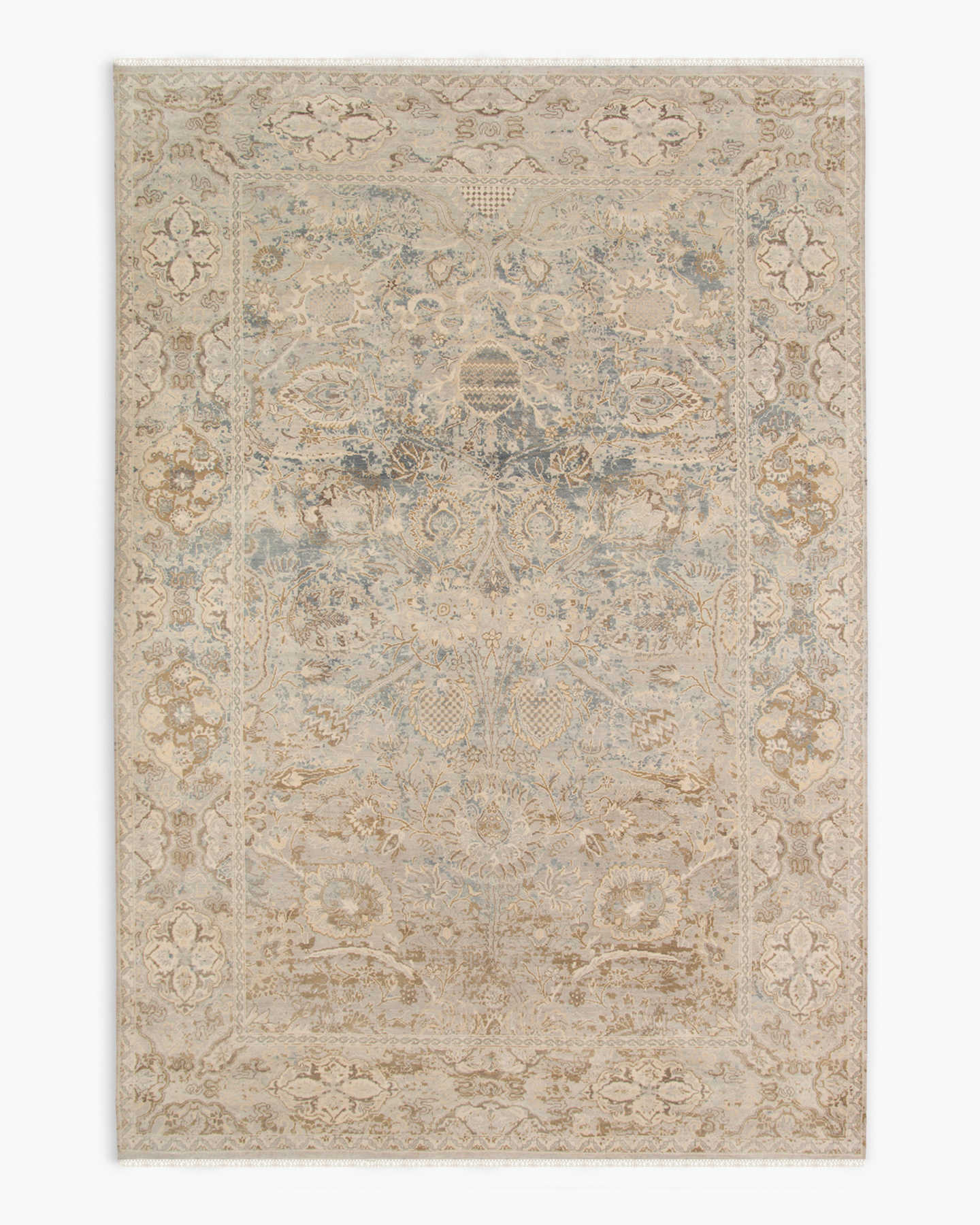 Valerie Hand-Knotted Wool Rug - Beige Multi - 1