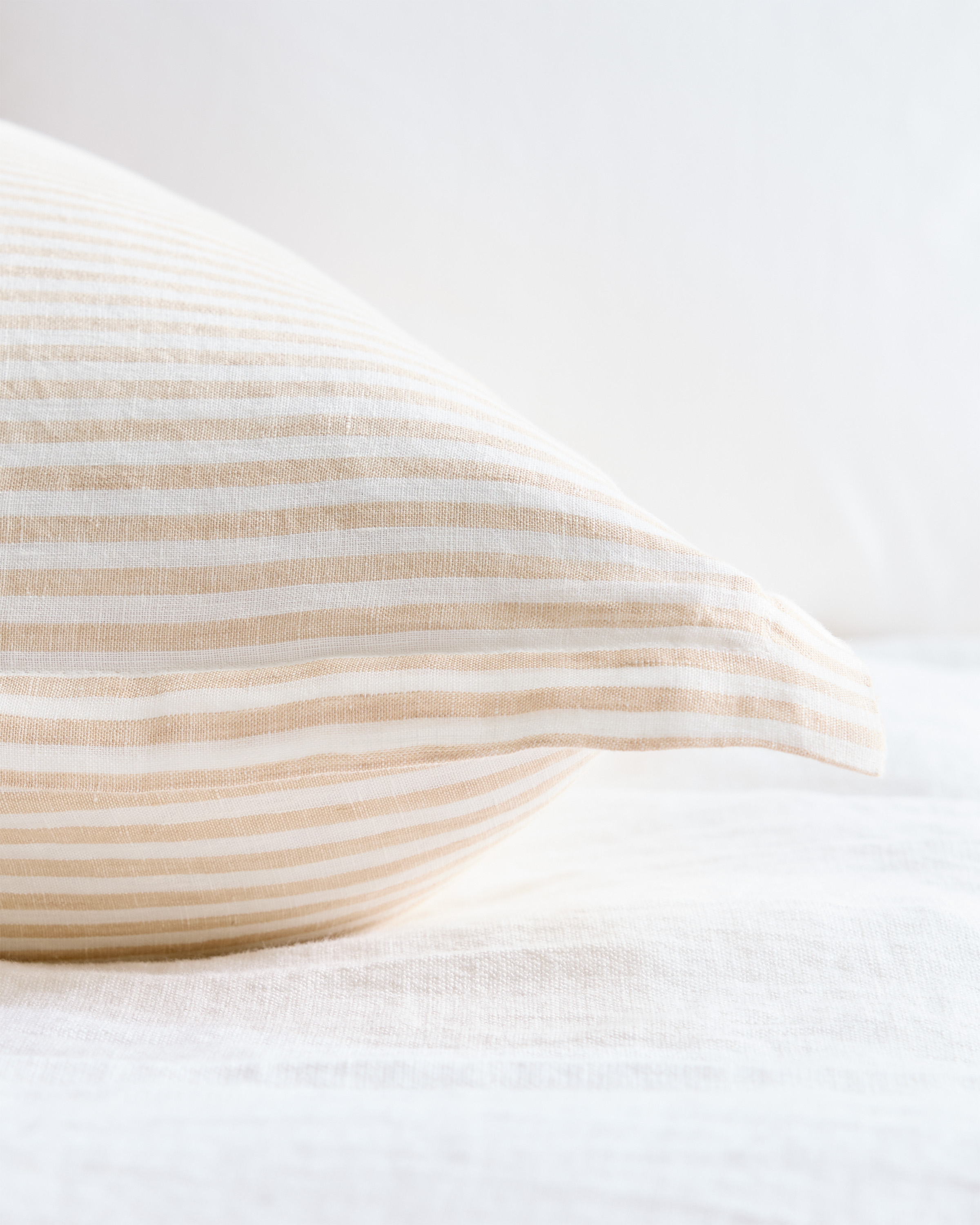 European Linen Stripe Euro Sham - thumbnail 3