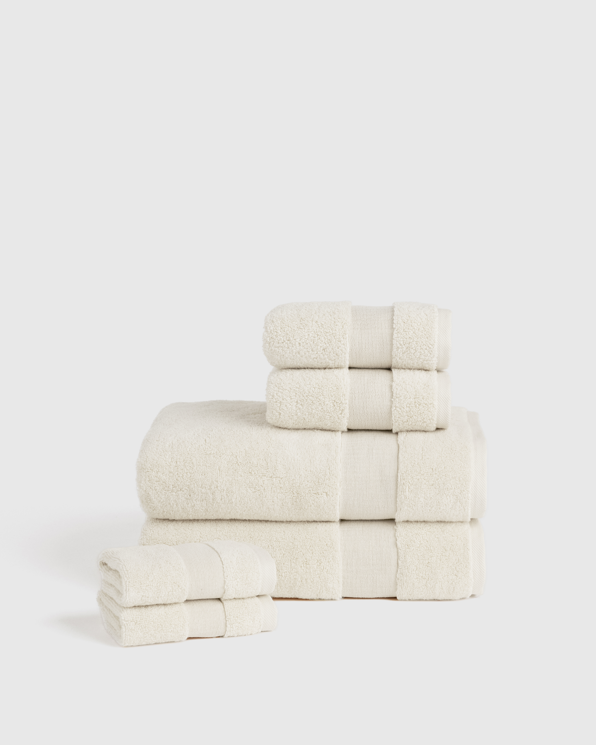Quince Classic Bath Towel Bundle In Ivory