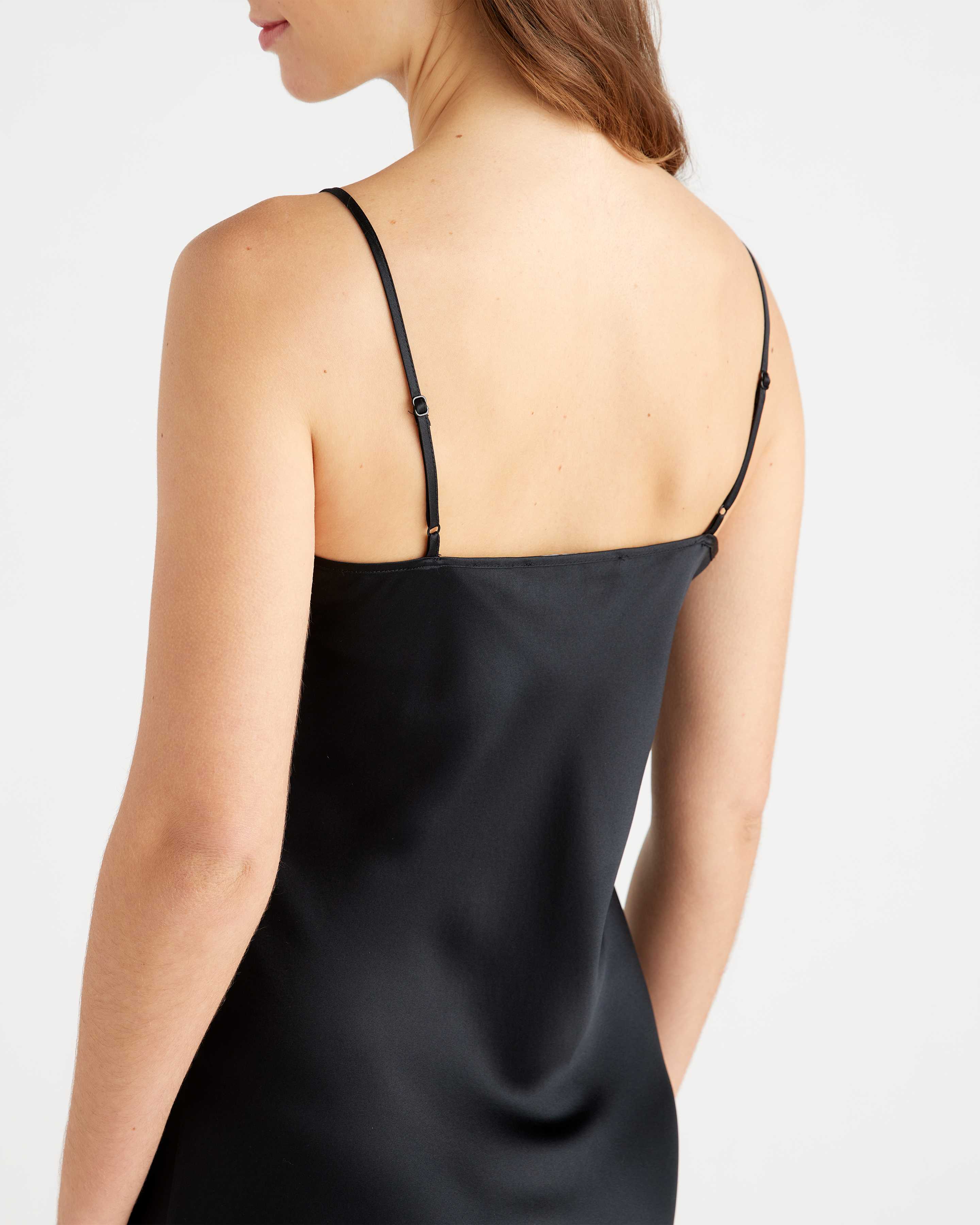washable silk slip dress