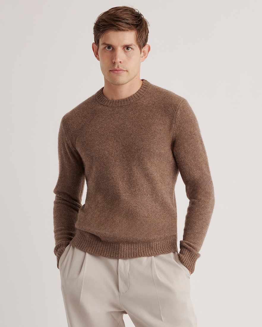 100% Yak Wool Crewneck Sweater