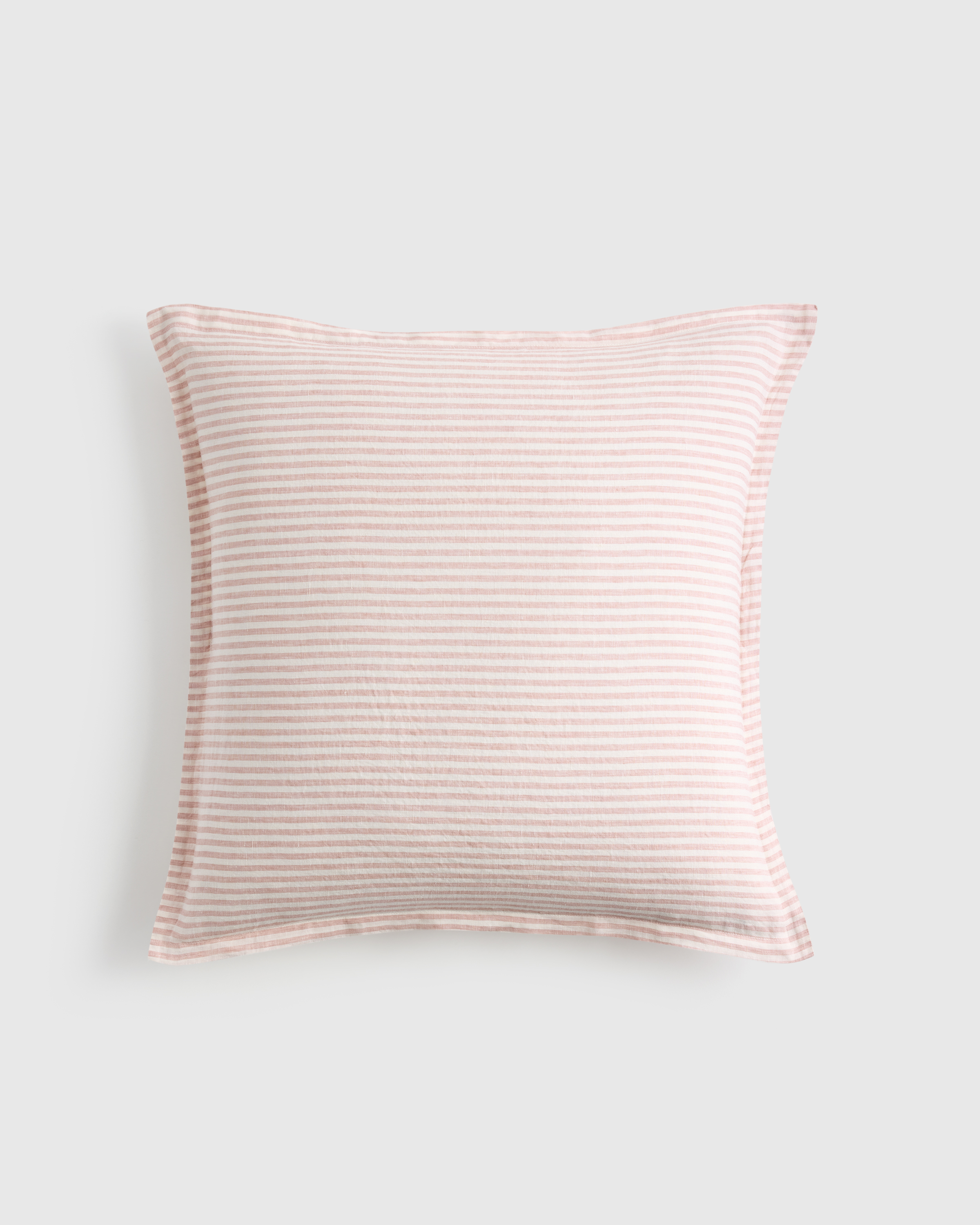 European Linen Stripe Euro Sham by Quince