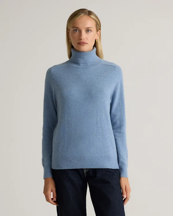 Mongolian Cashmere Turtleneck Sweater