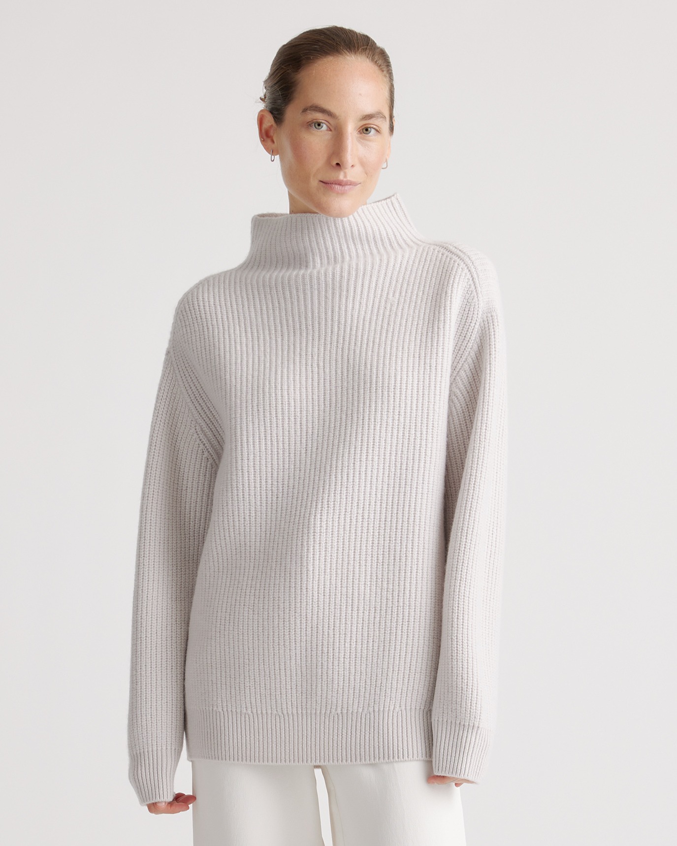 Australian Merino Wool Oversized Turtleneck Sweater
