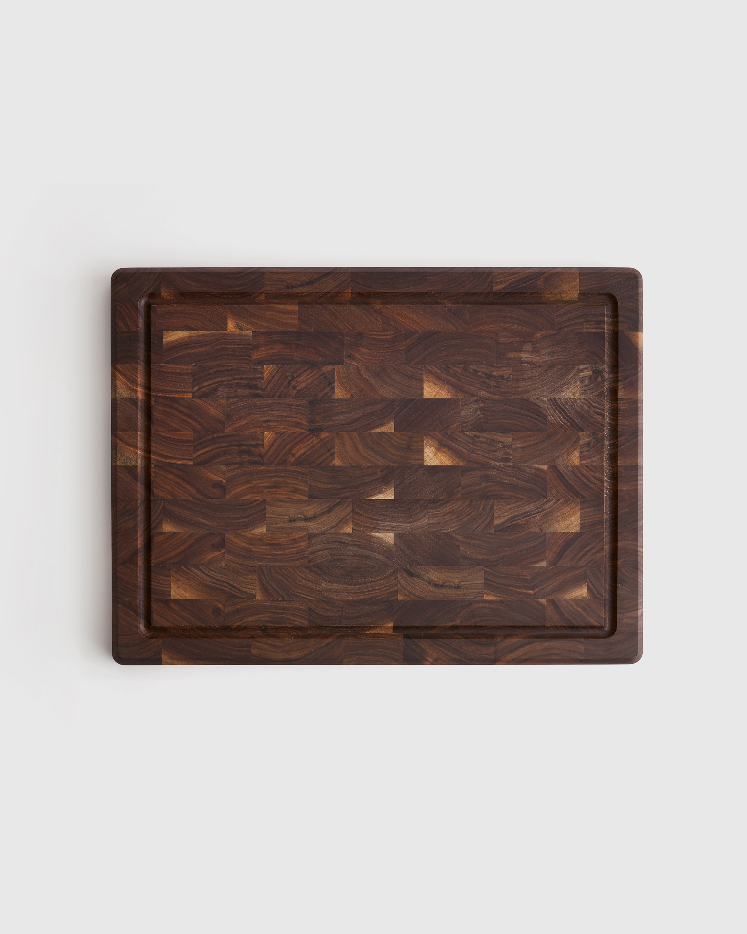 Walnut End Grain Butcher Block with Juice Groove