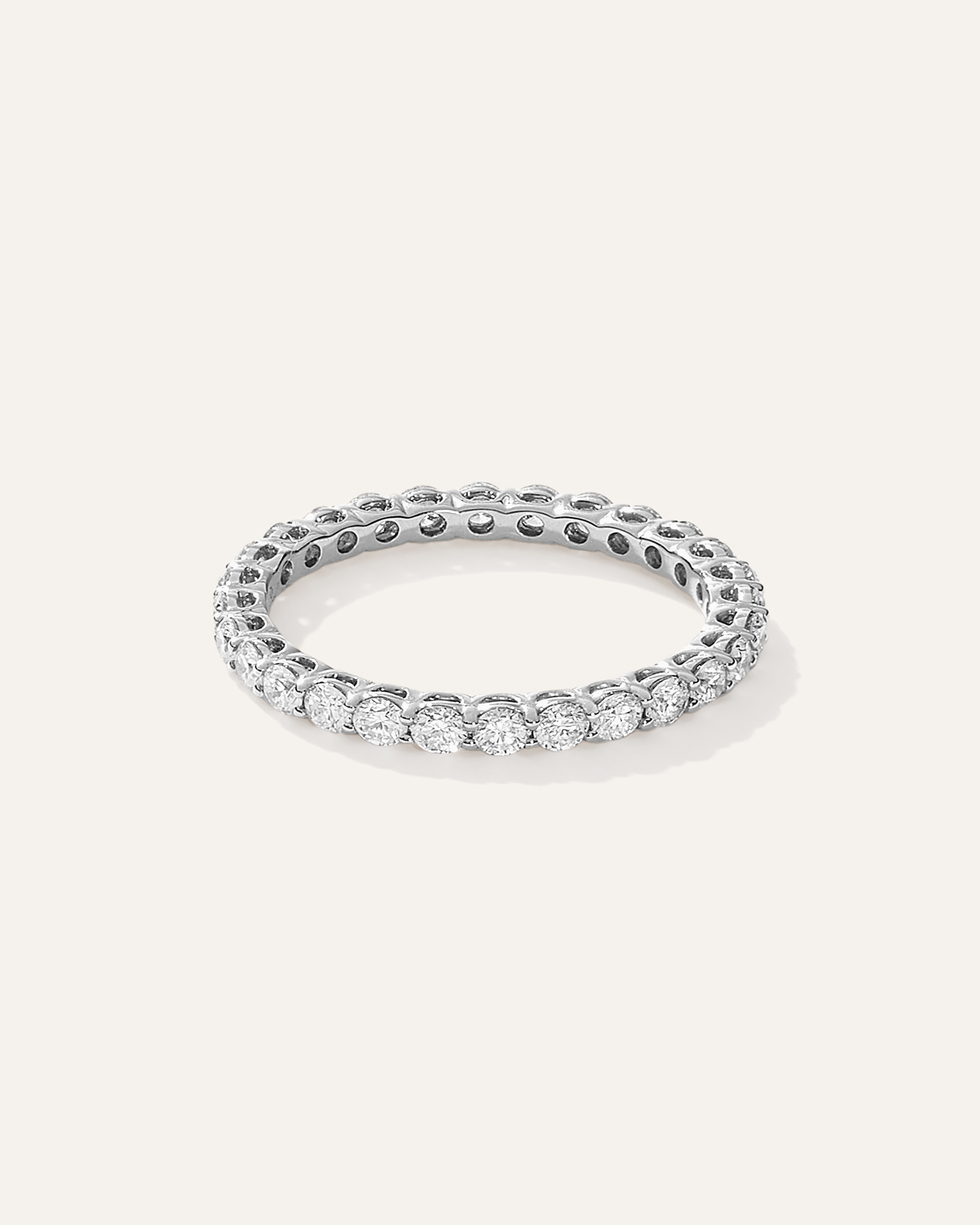 Lab Grown Diamond Round Eternity Band