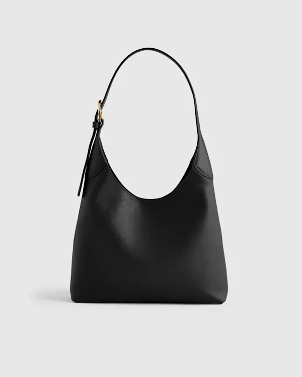 Full-Grain Leather Small Shoulder Bag