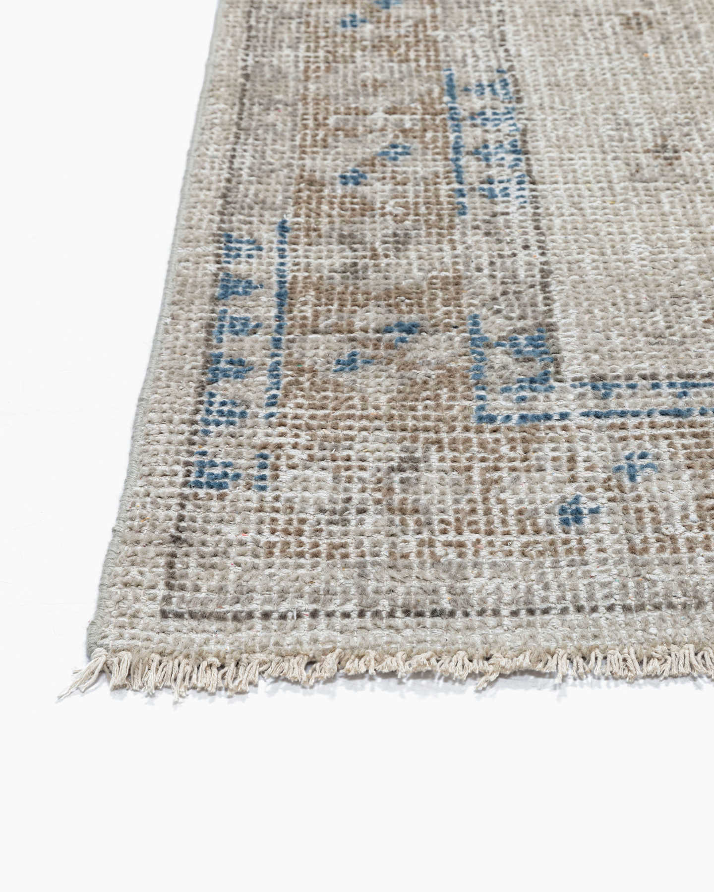 Nora Hand-Knotted Wool Rug - Stone Multi - 2 - Thumbnail