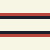 Off White/Navy/Red Variegated Stripe