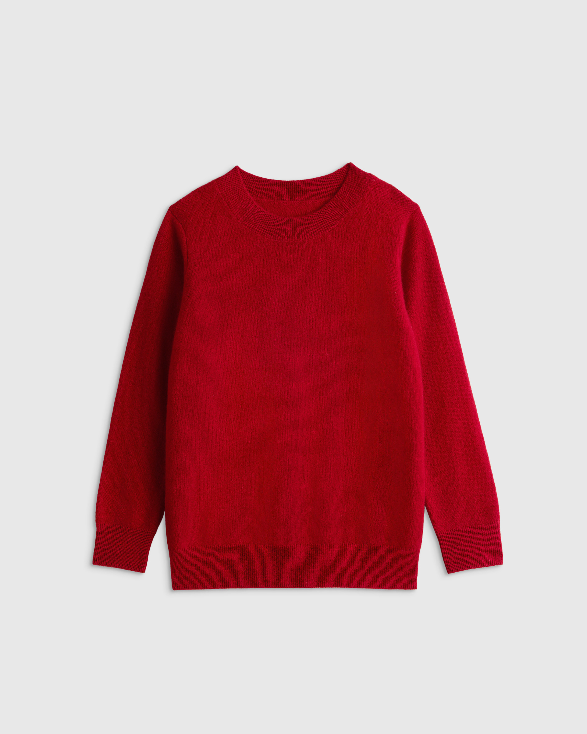 Mongolian Cashmere Crewneck Sweater - Kid - thumbnail 4