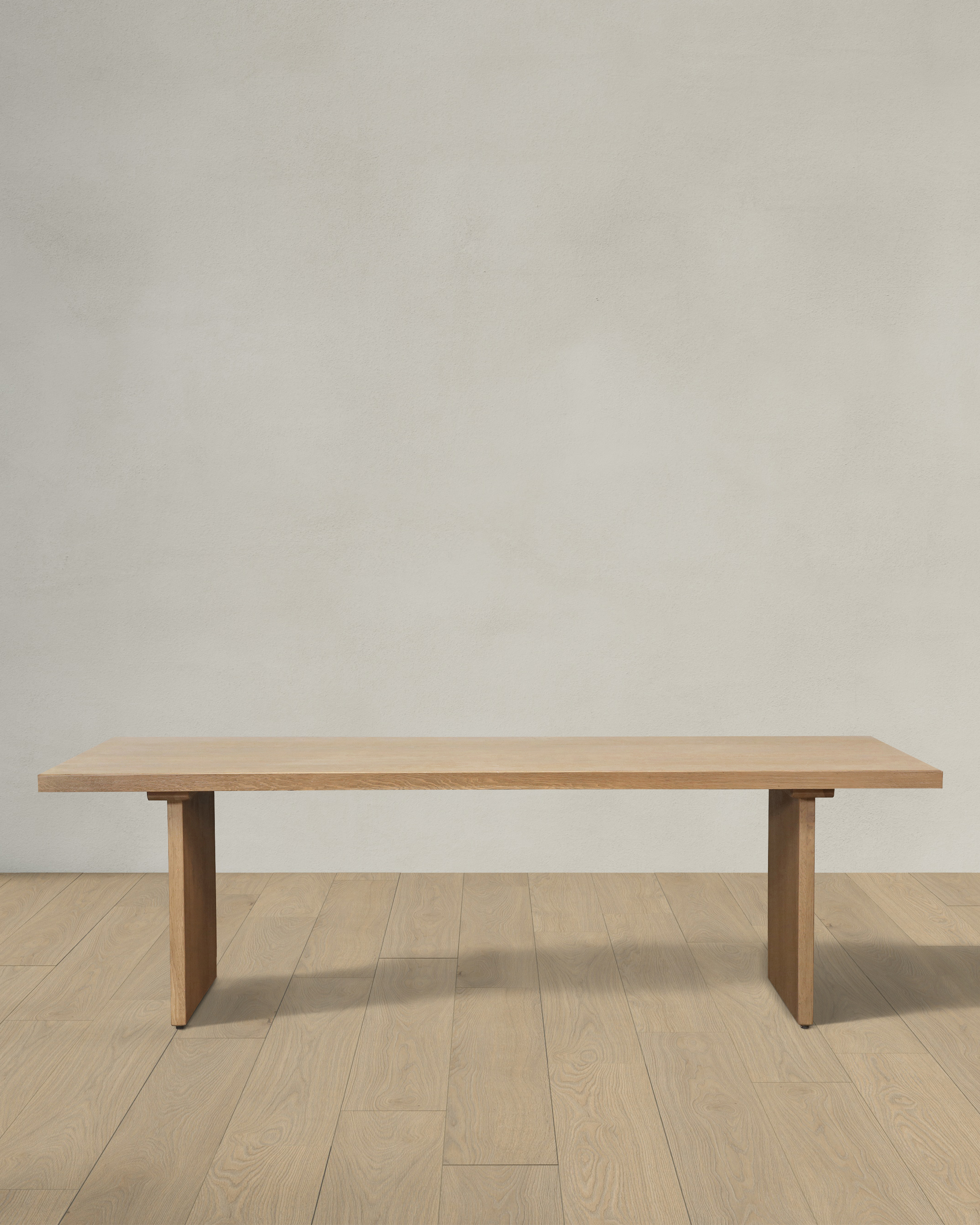 Grand Solid Oak Plank Dining Table