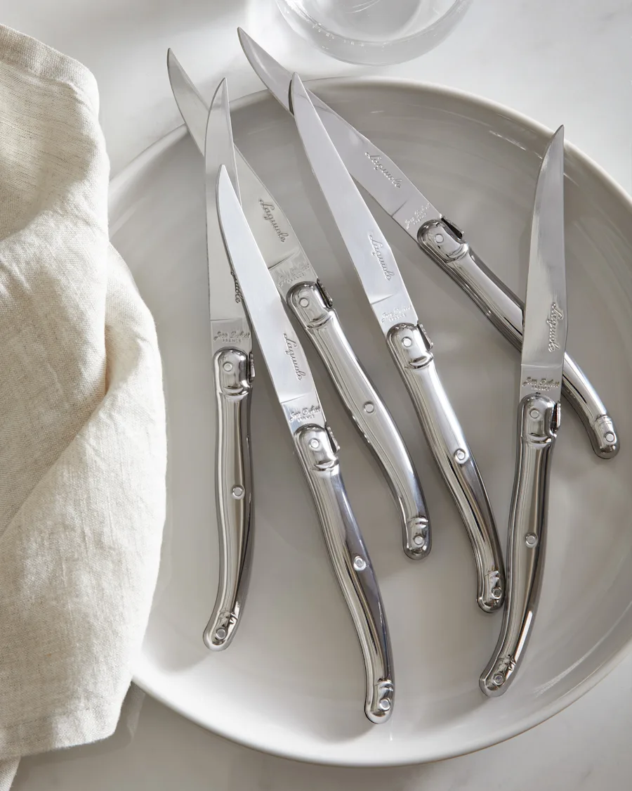 Kitchen LaguioleSteakKnives Olivewood 542
