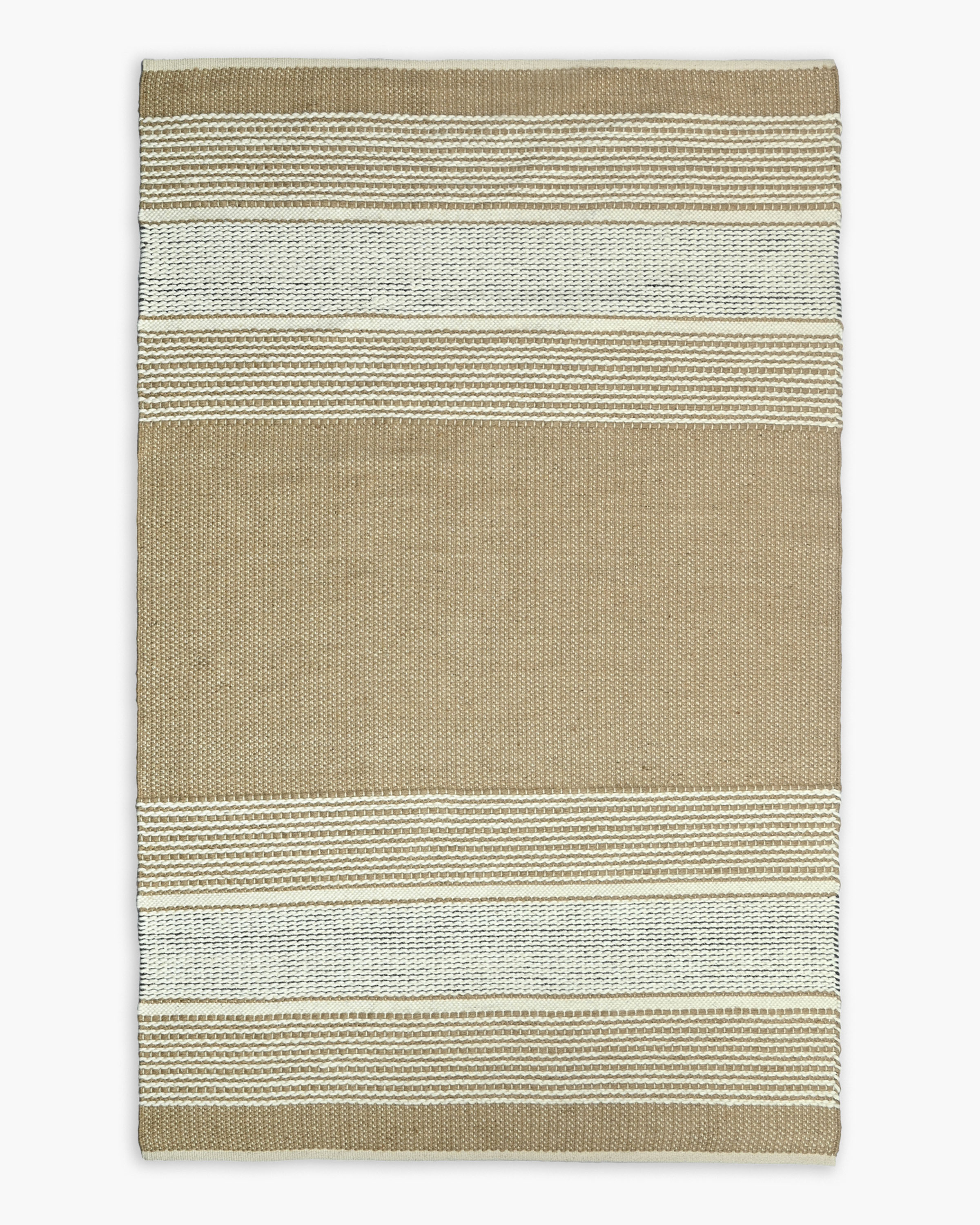 Quince Parker Jute And Cotton Rug In Natural/ivory