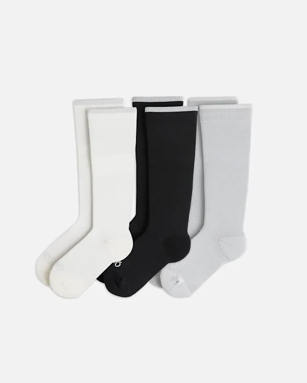 Recycled Maternity Compression Socks 3-Pack  