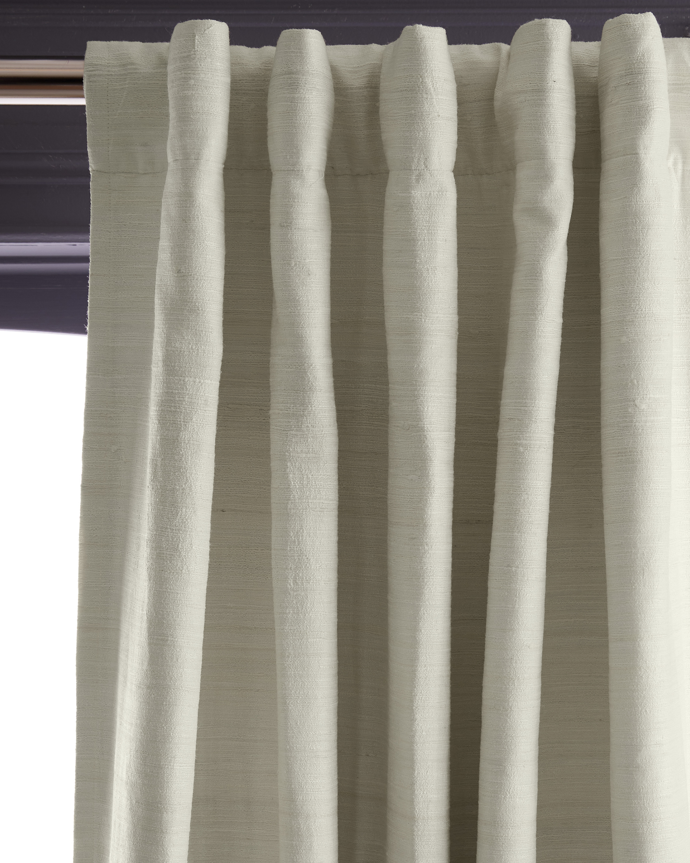Raw Silk Room Darkening Curtain - thumbnail 2