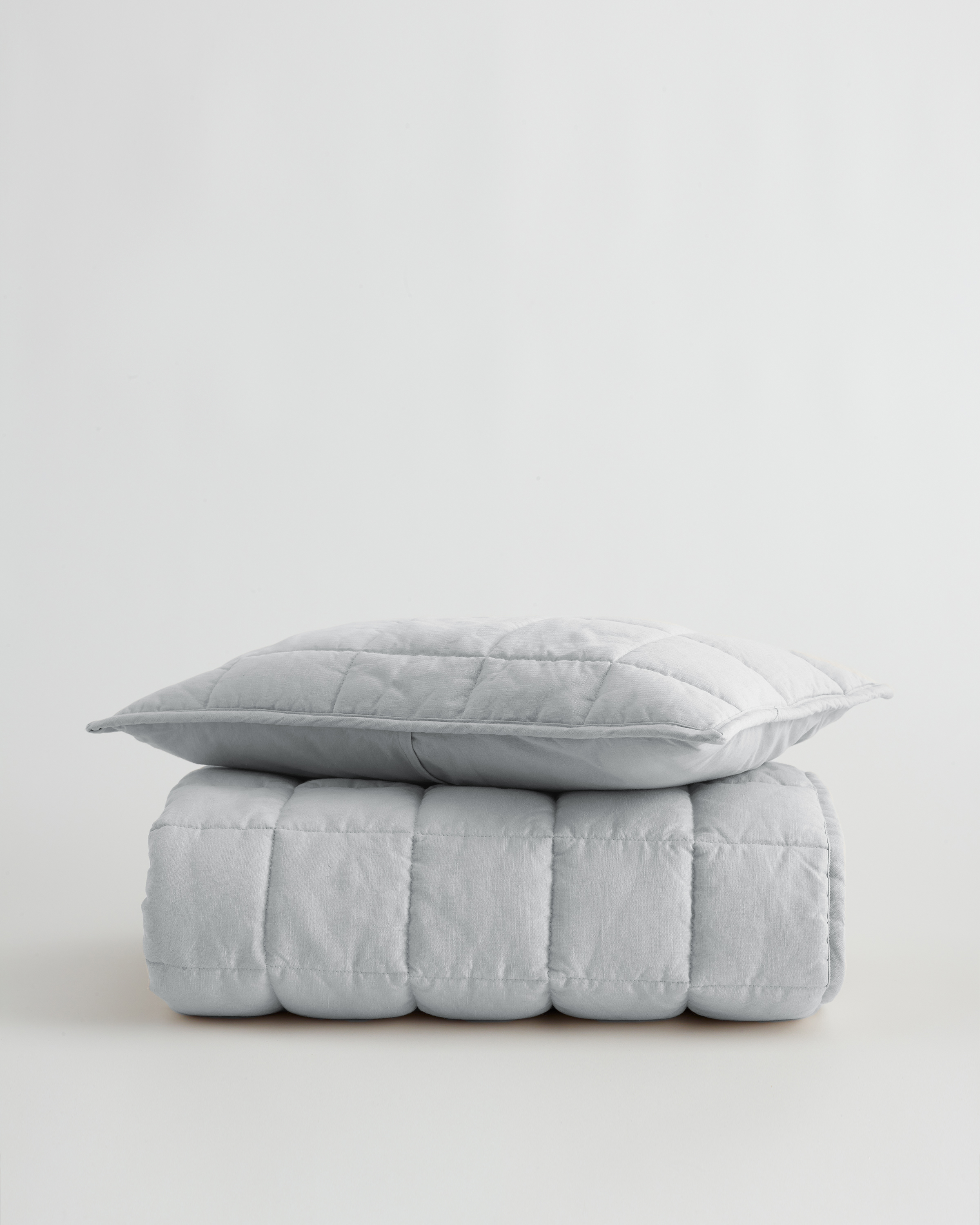 European Linen Toddler Quilt & Sham Set - thumbnail 5