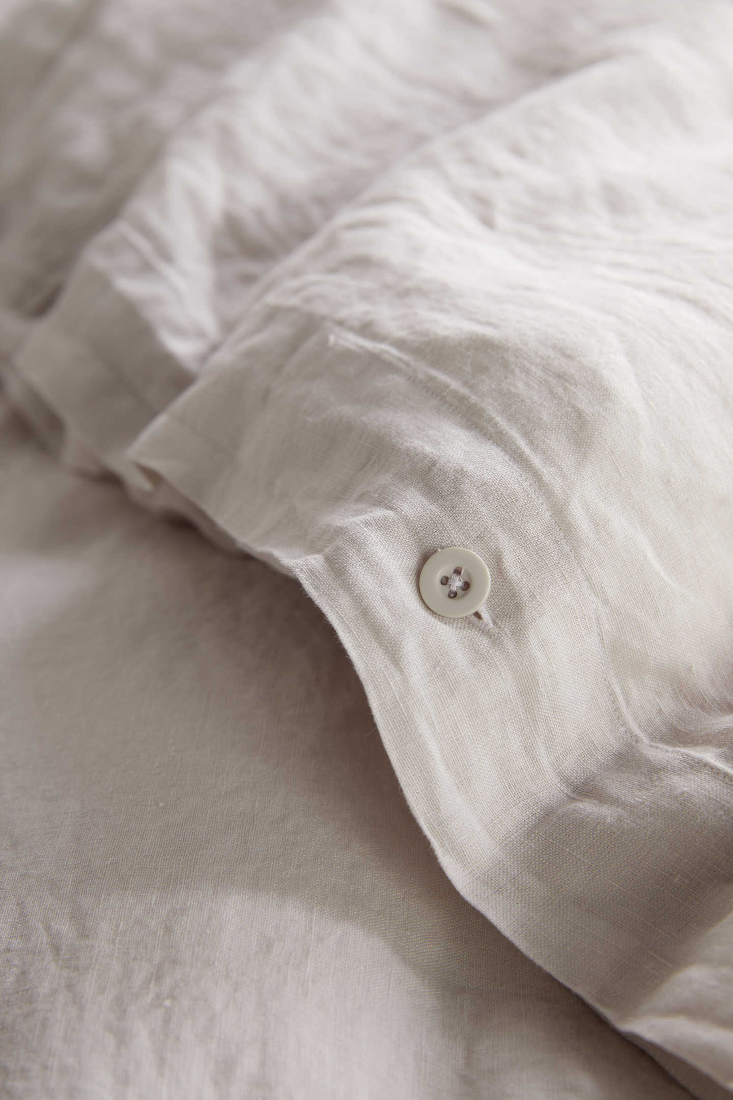 European Linen Duvet Cover - Sand - 2 - Thumbnail