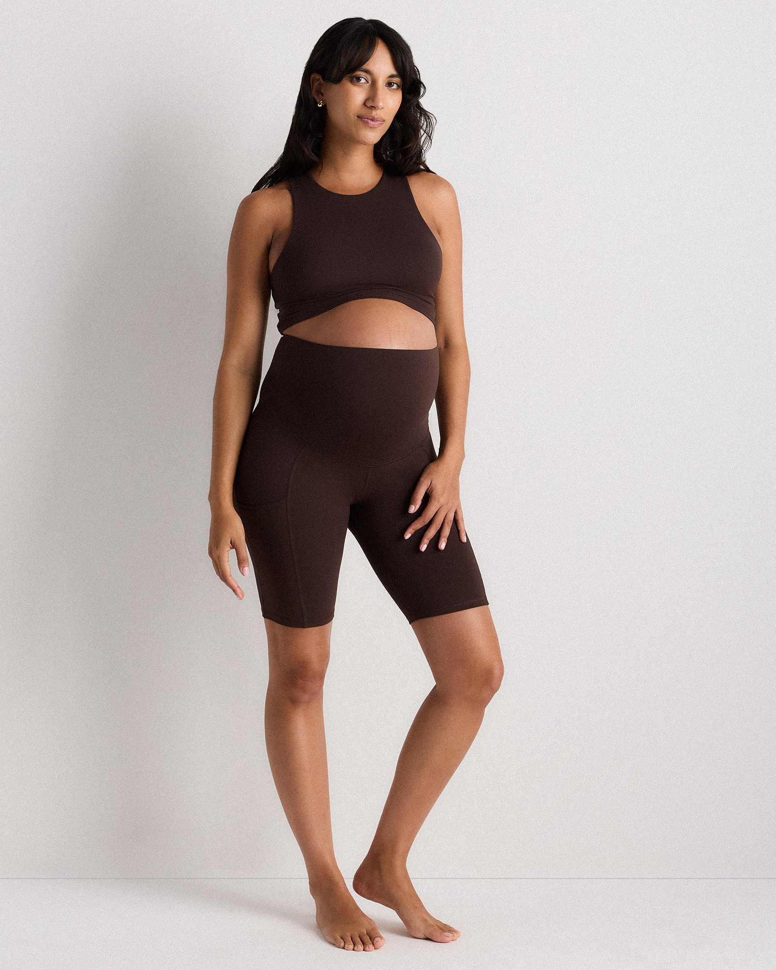 maternity bike shorts for under dresses Bovxnpu Maternity Clothes For Women, Women's Maternity Bike Shorts Under Dress Underwear, Women's Loose Belly Support Pants Solid Color Maternity