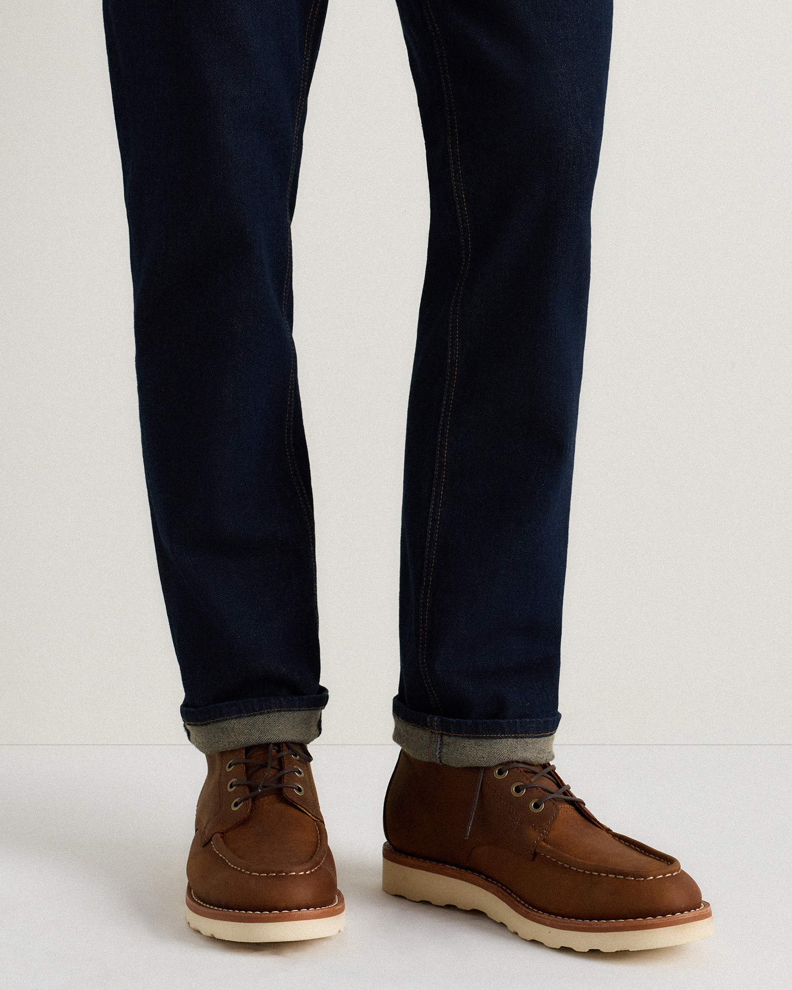 Crafted Leather Moc Toe Boot display picture 2