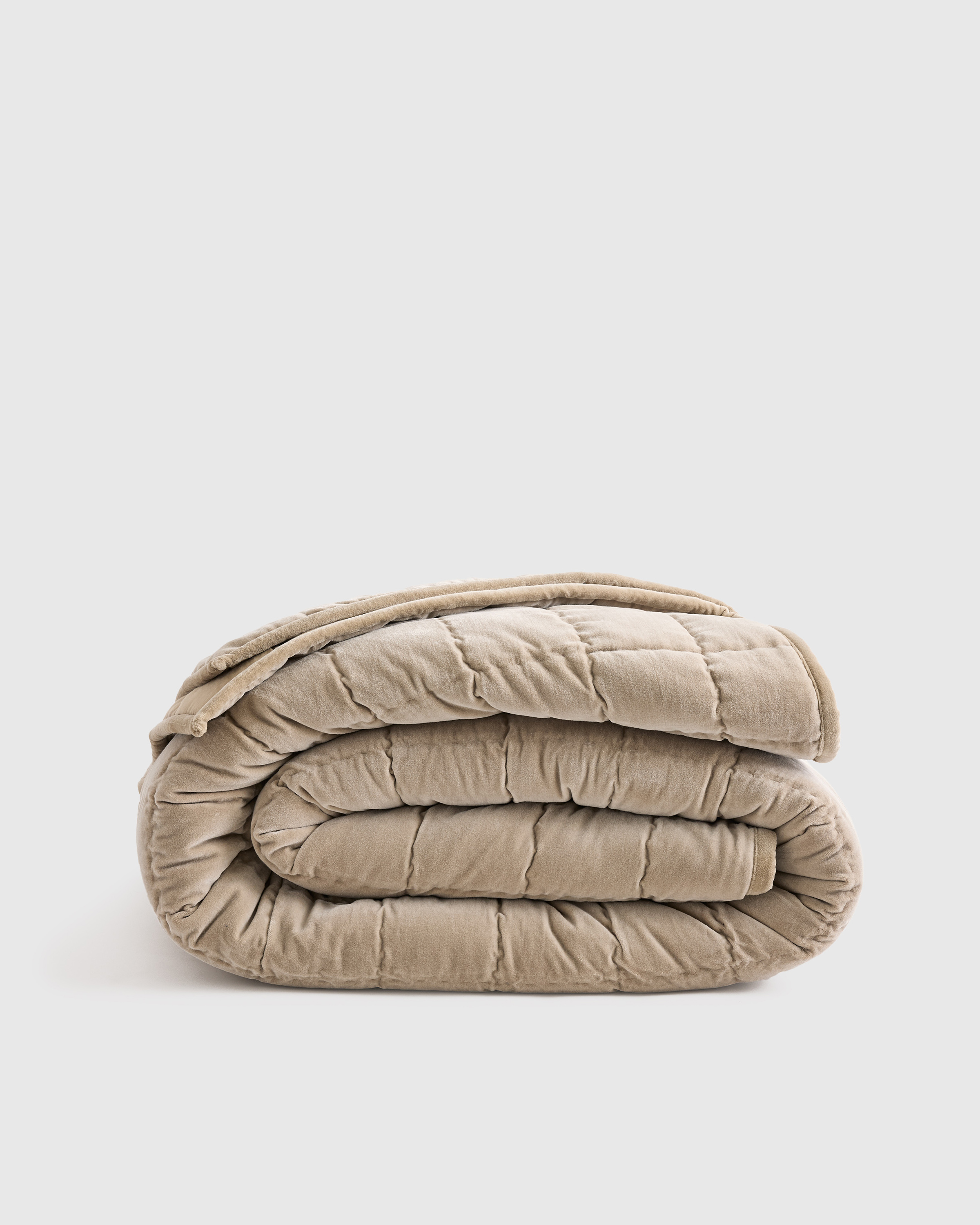 Cotton Velvet Quilt (Full/Queen) by Quince