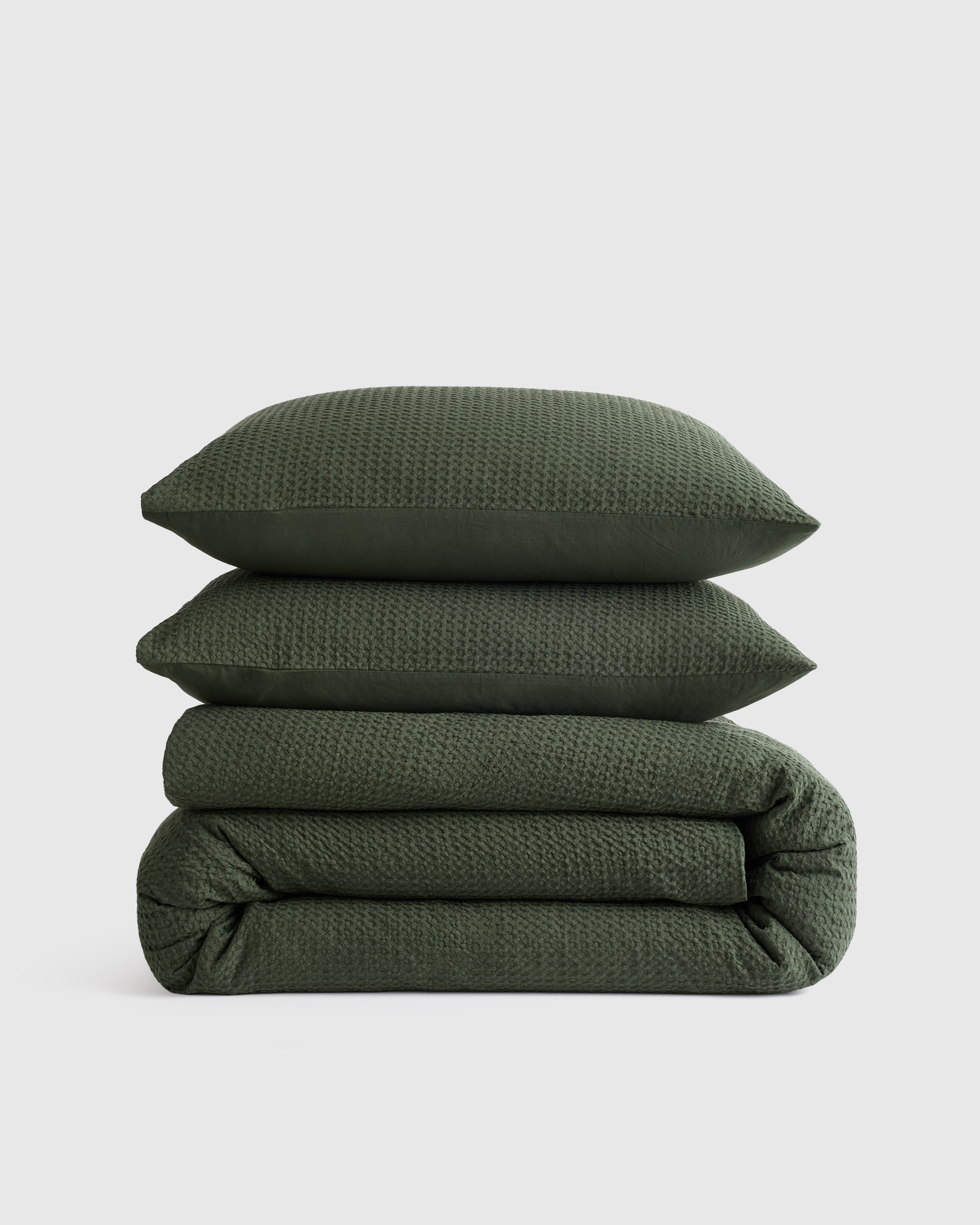 Organic Luxe Honeycomb Duvet Cover Set