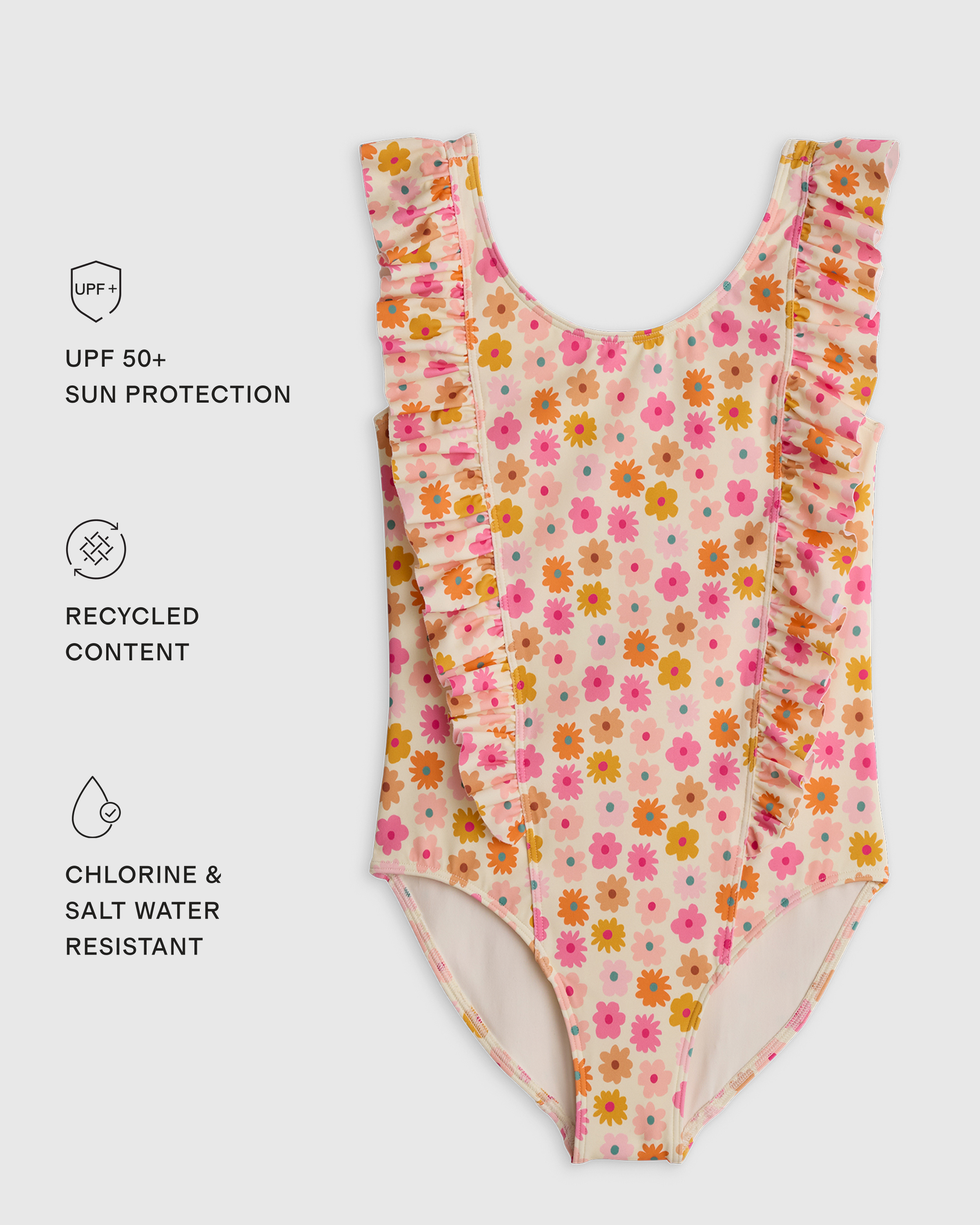 Ruffle One Piece Swimsuit - Baby - thumbnail 5