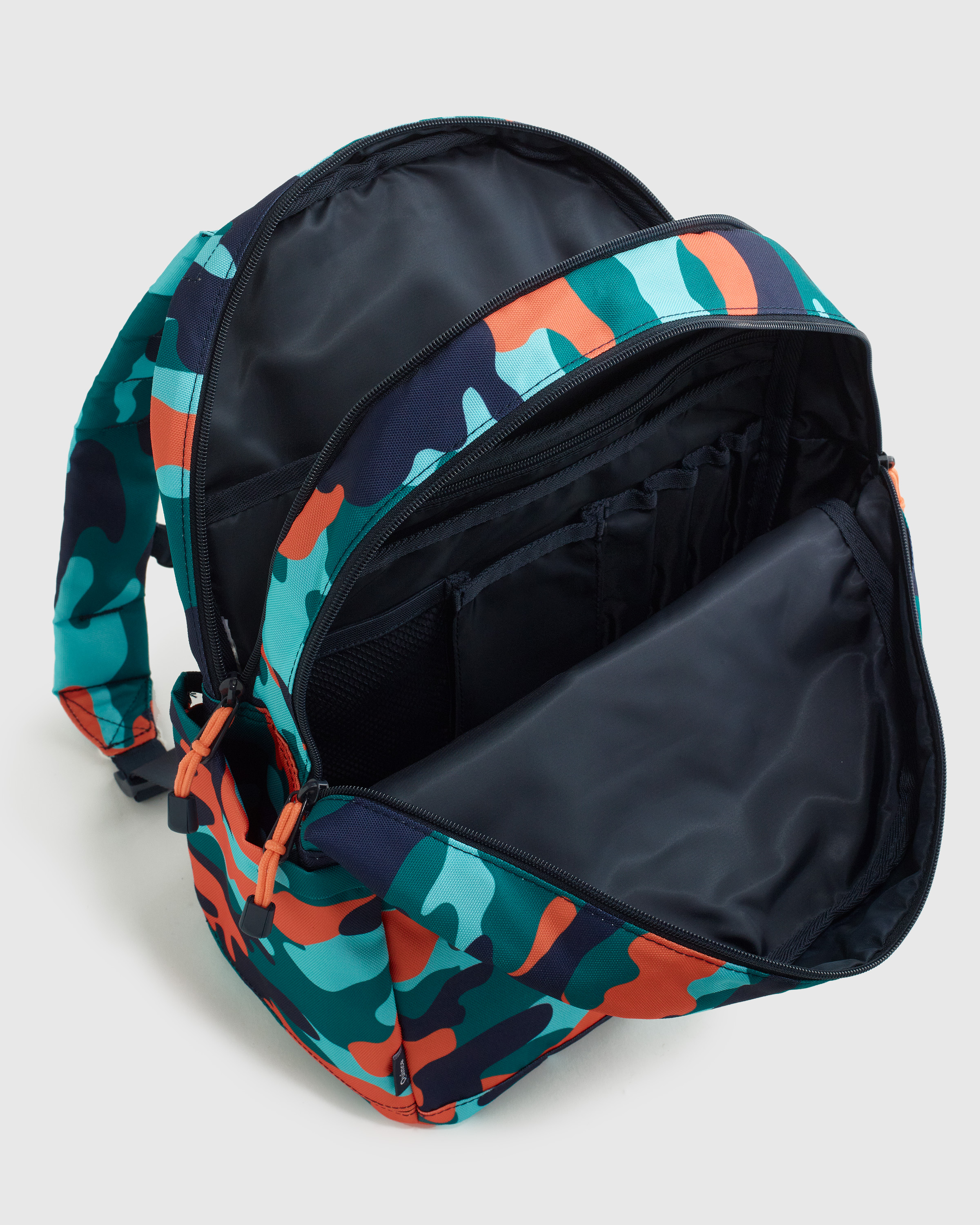 Recycled Double Pocket Backpack - Large - thumbnail 7