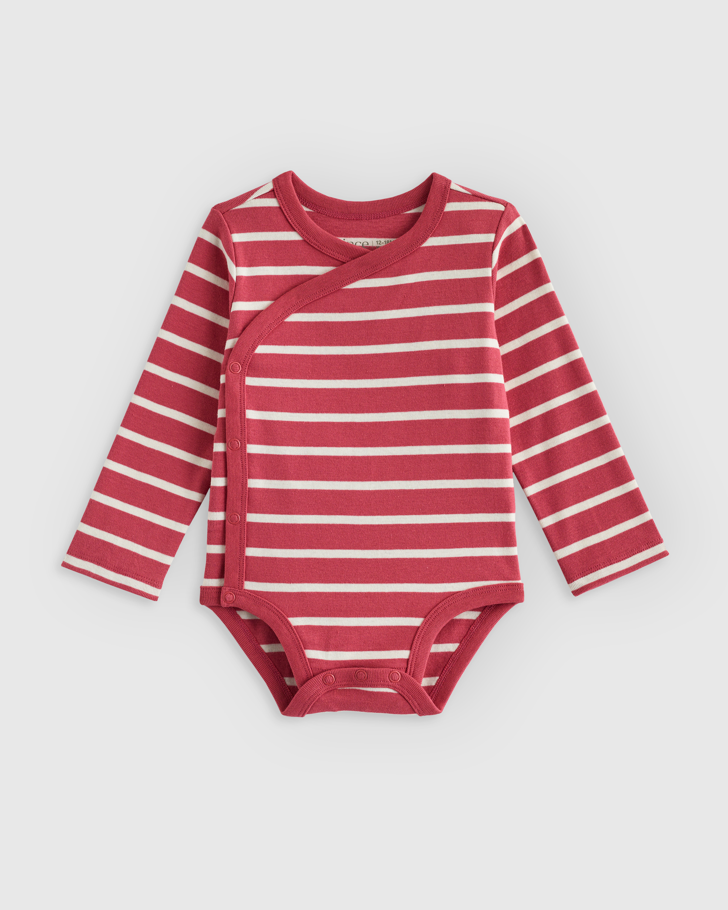 100% Organic Cotton Long Sleeve Snap Over Bodysuit 4-Pack - Baby Girl - thumbnail 4