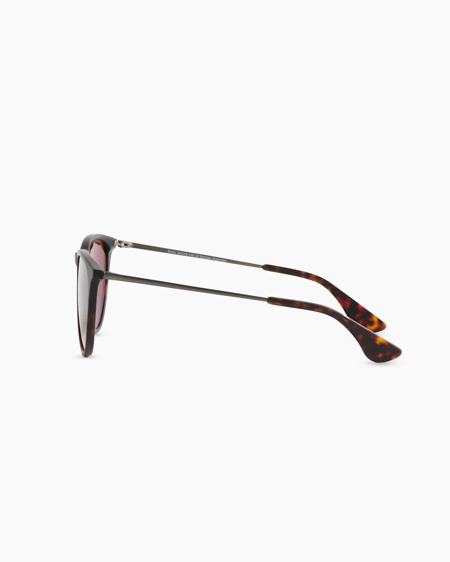 Emily Polarized Acetate Sunglasses Brown 3
