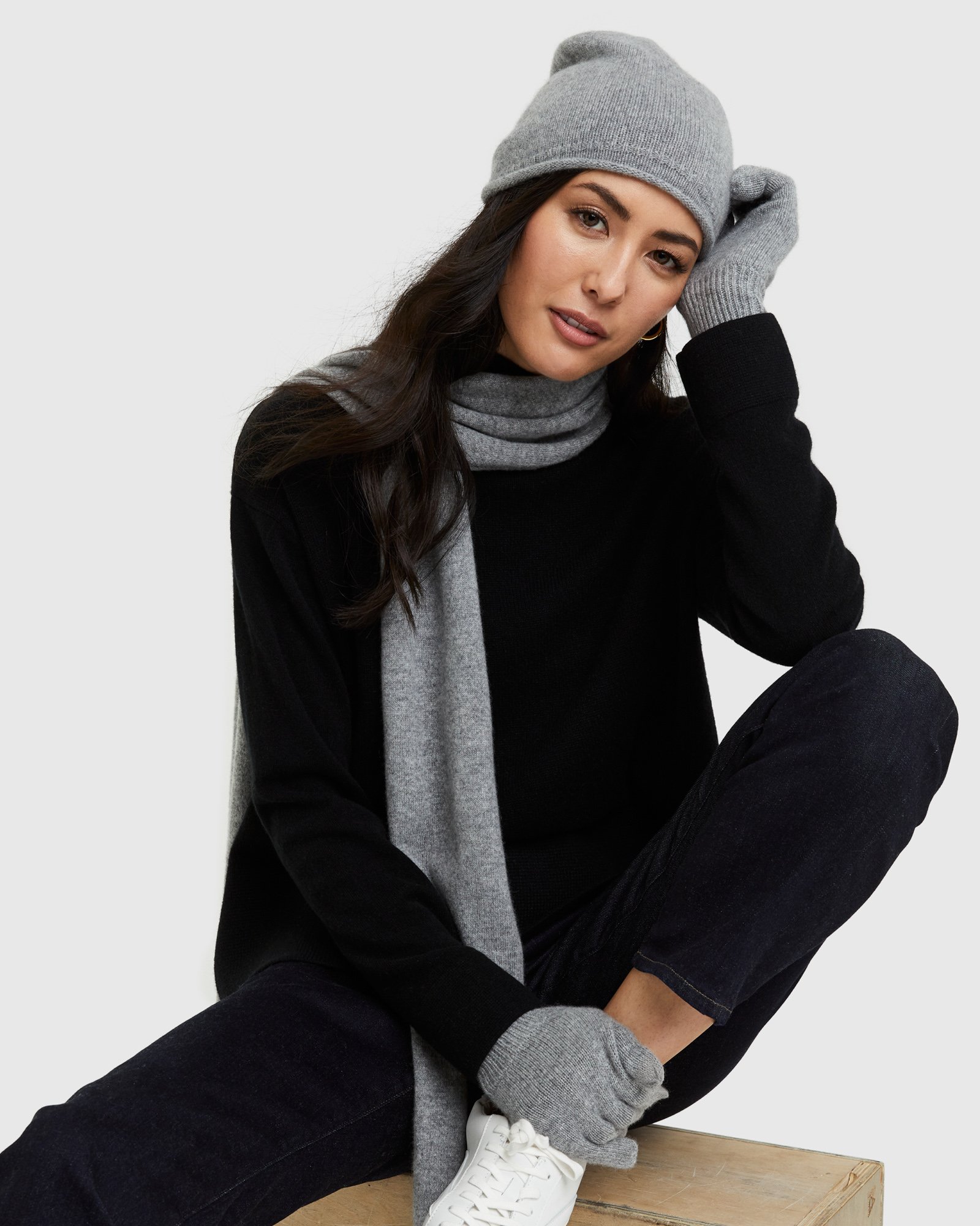 Cashmere Slouchy Beanie | Quince
