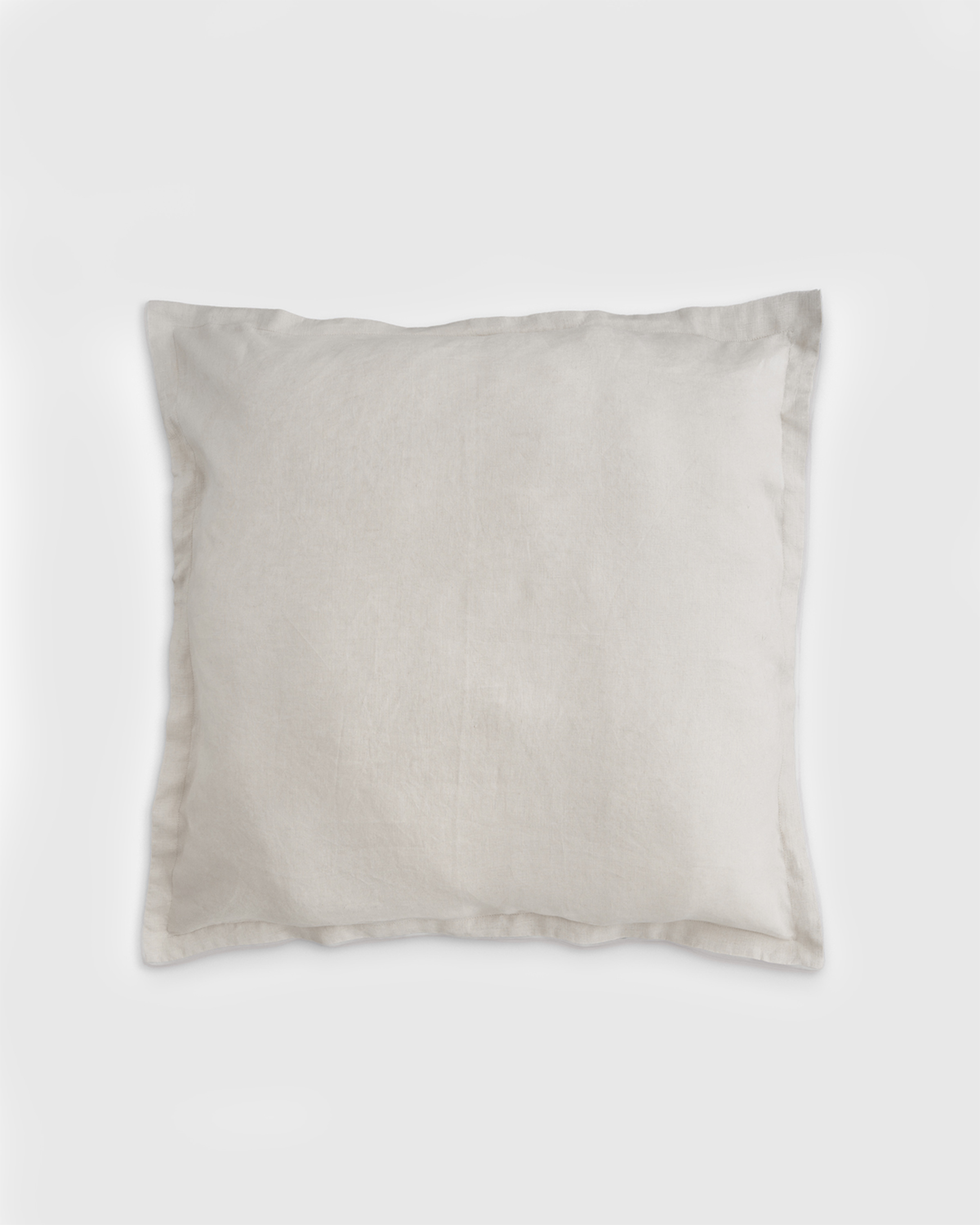 European Linen Euro Sham - White